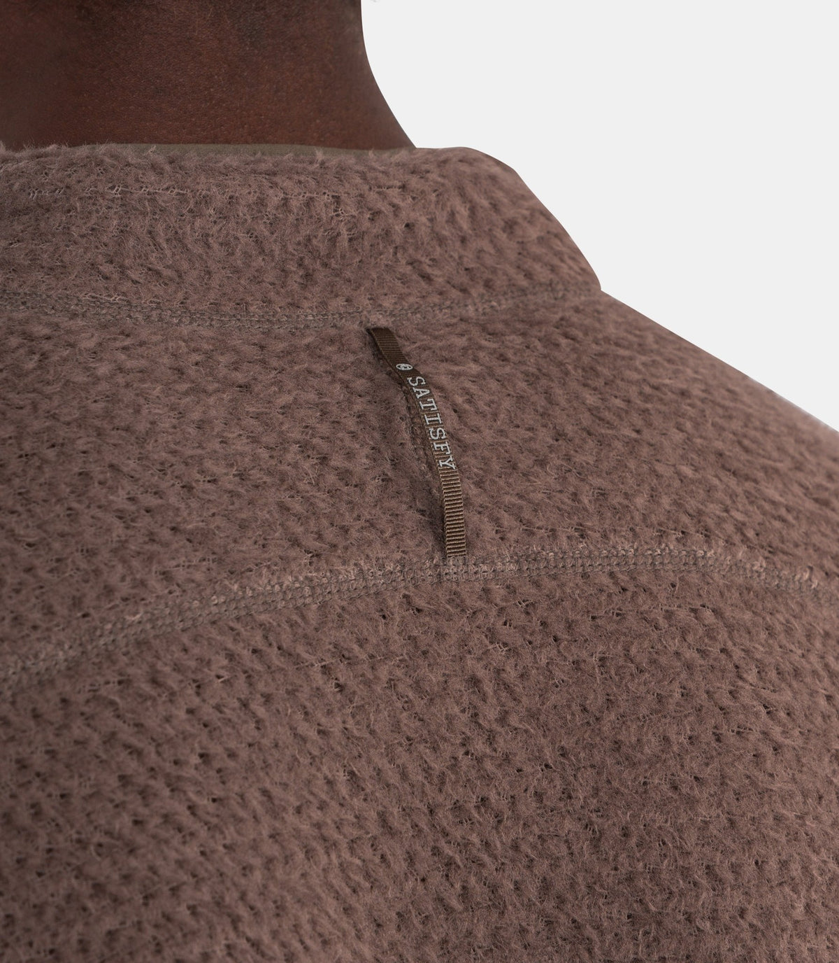 Sweatshirt half-zip fuzzfleece ad-11024-91000 -S-Satisfy