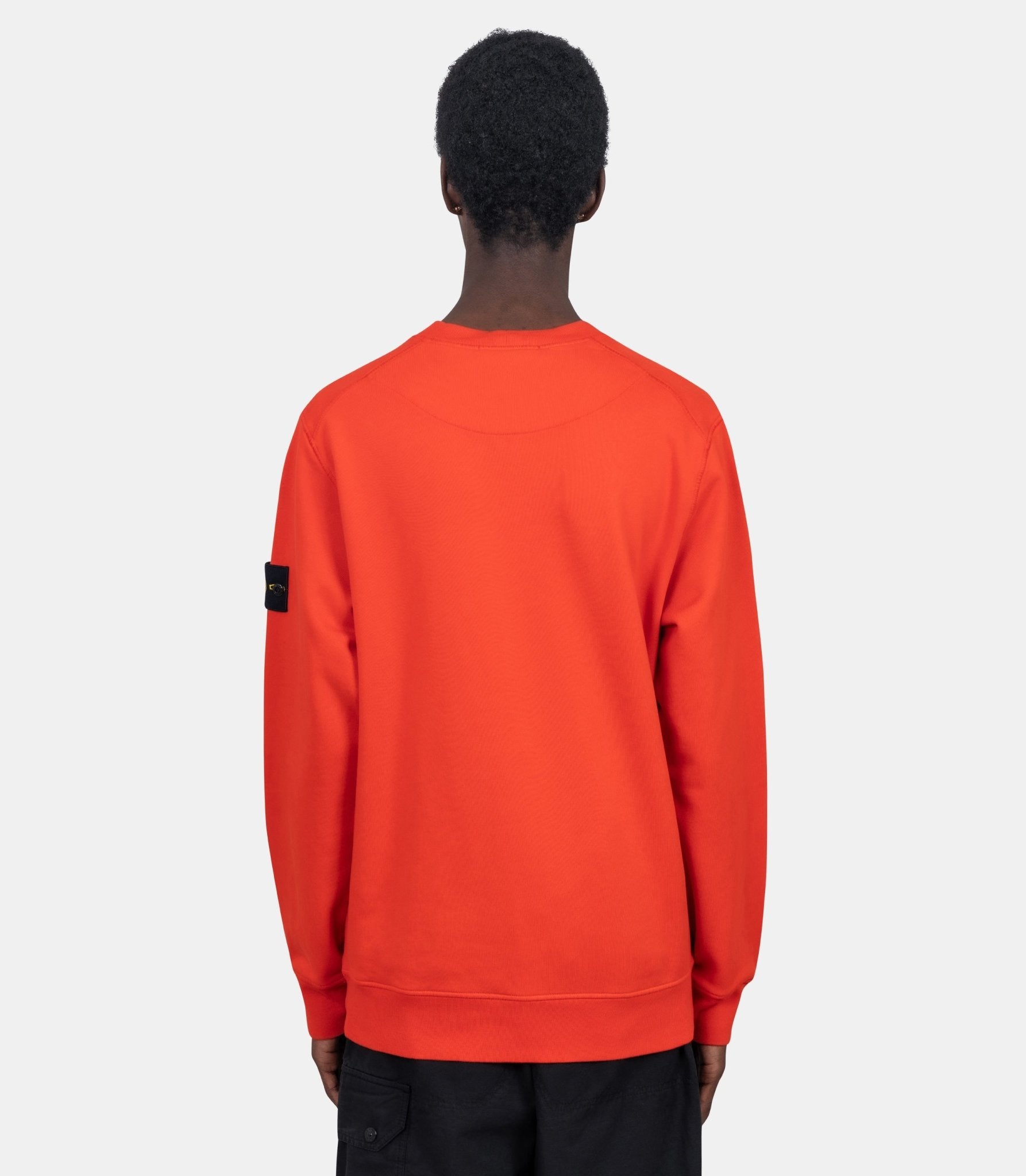 Sweatshirt organic cotton fleece - K2S156100060S0051 - V0018 - scarlatto - S - Stone island