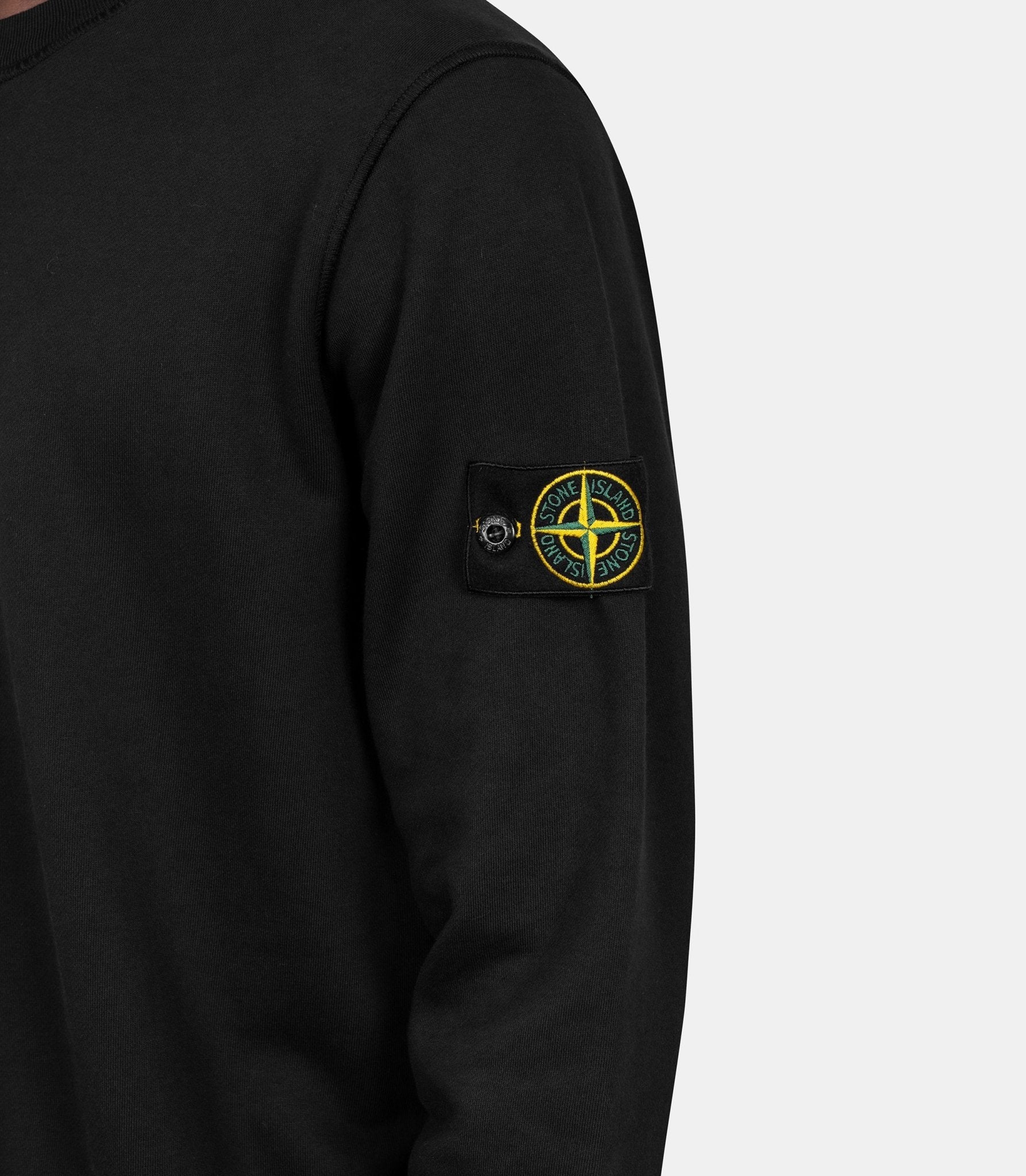 Sweatshirt organic cotton fleece - K2S156100060S0051 - V0029 - black - XS - Stone island