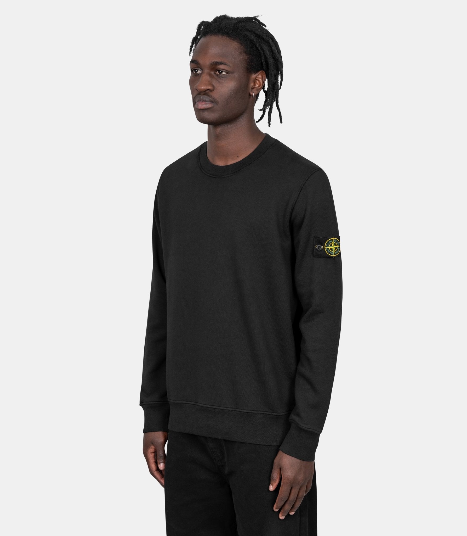Sweatshirt organic cotton fleece - K2S156100060S0051 - V0029 - black - XS - Stone island