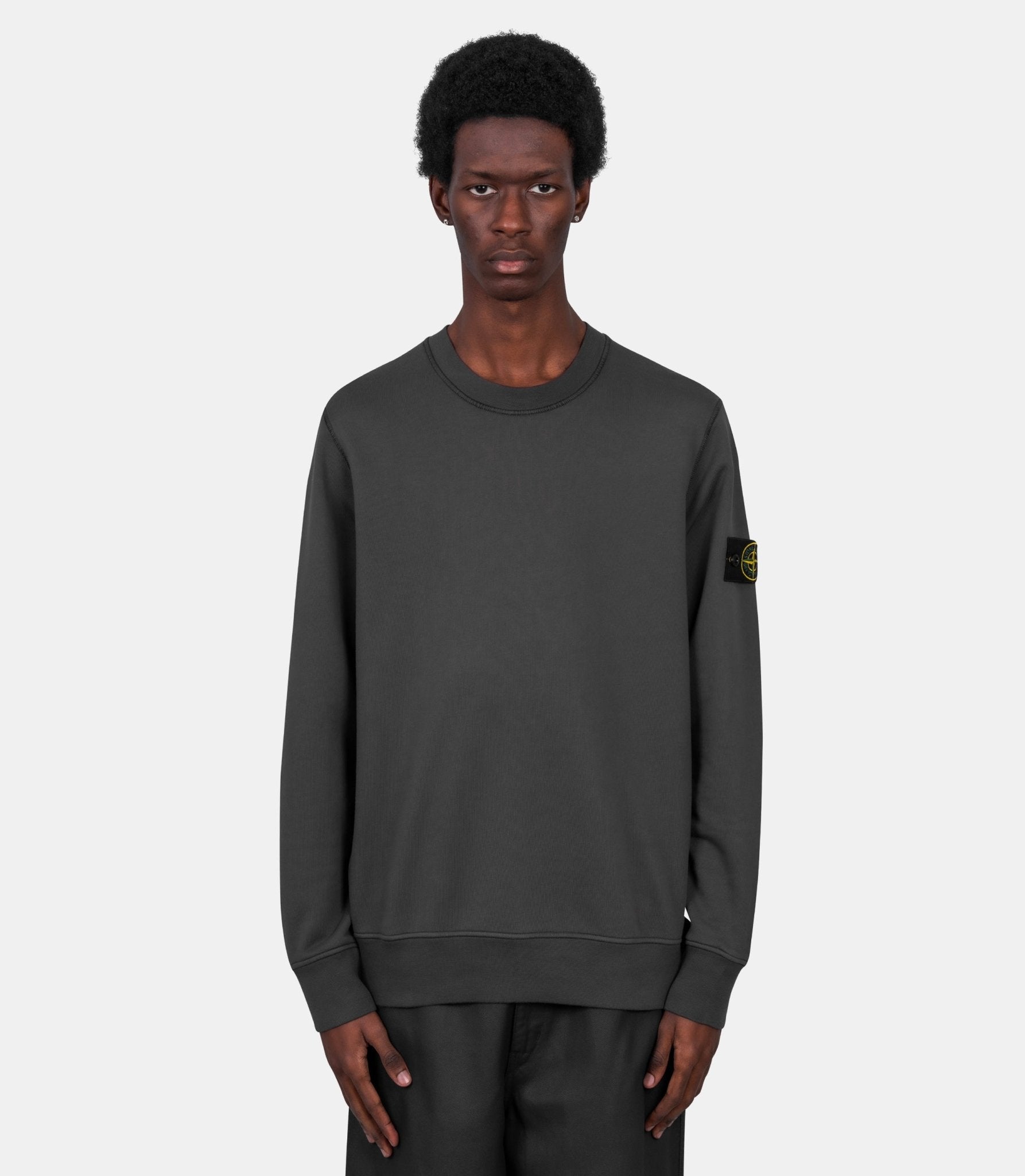 Sweatshirt organic cotton fleece - L1S156100060S0051-V0065-S - Stone island