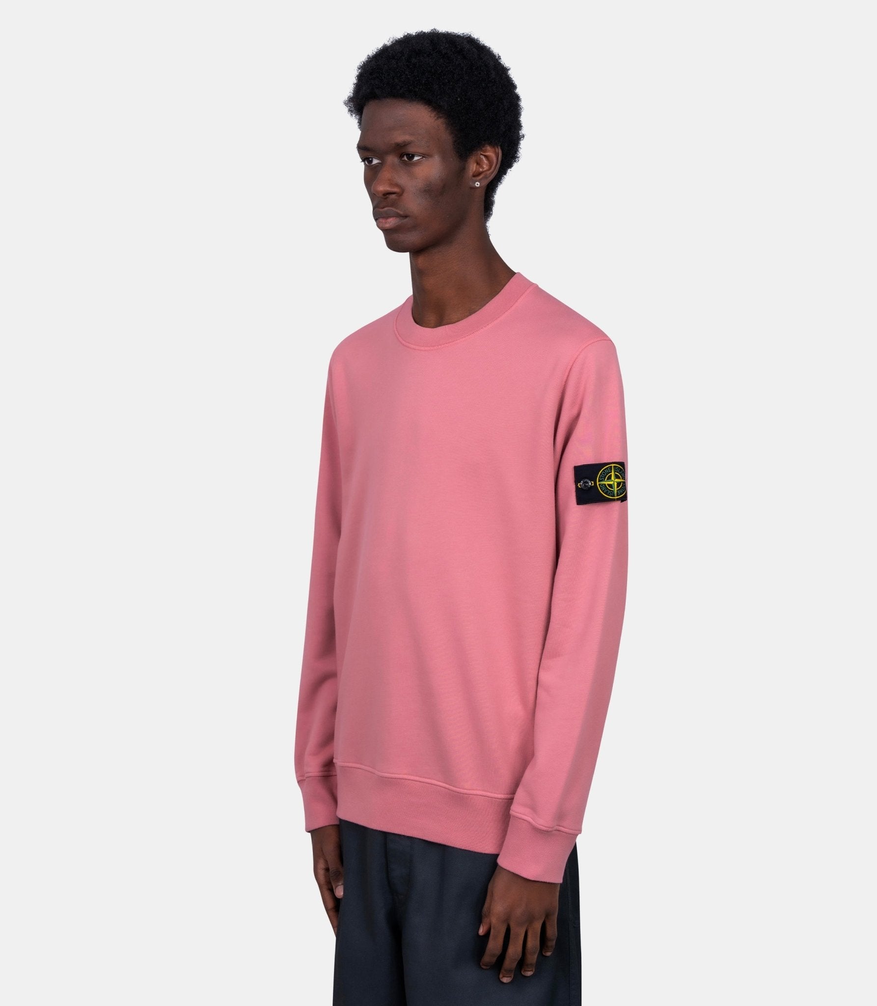 Organic cotton fleece sweatshirt - Stone island - Family 3.0