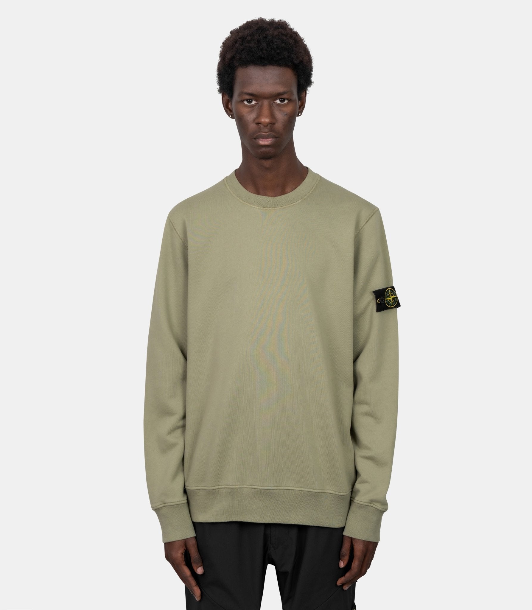 Sweatshirt organic cotton fleece-L2S156100060S0051-V005N-S-Stone island