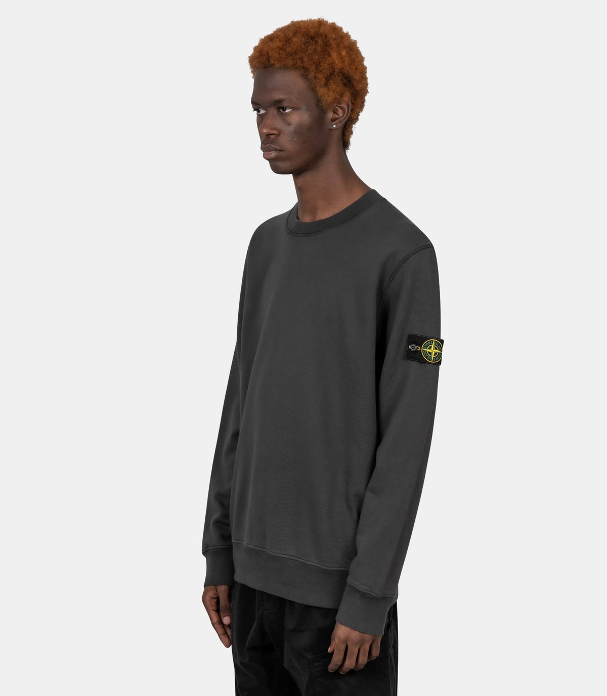 Sweatshirt organic cotton fleece-L2S156100060S0051-V0062-S-Stone island