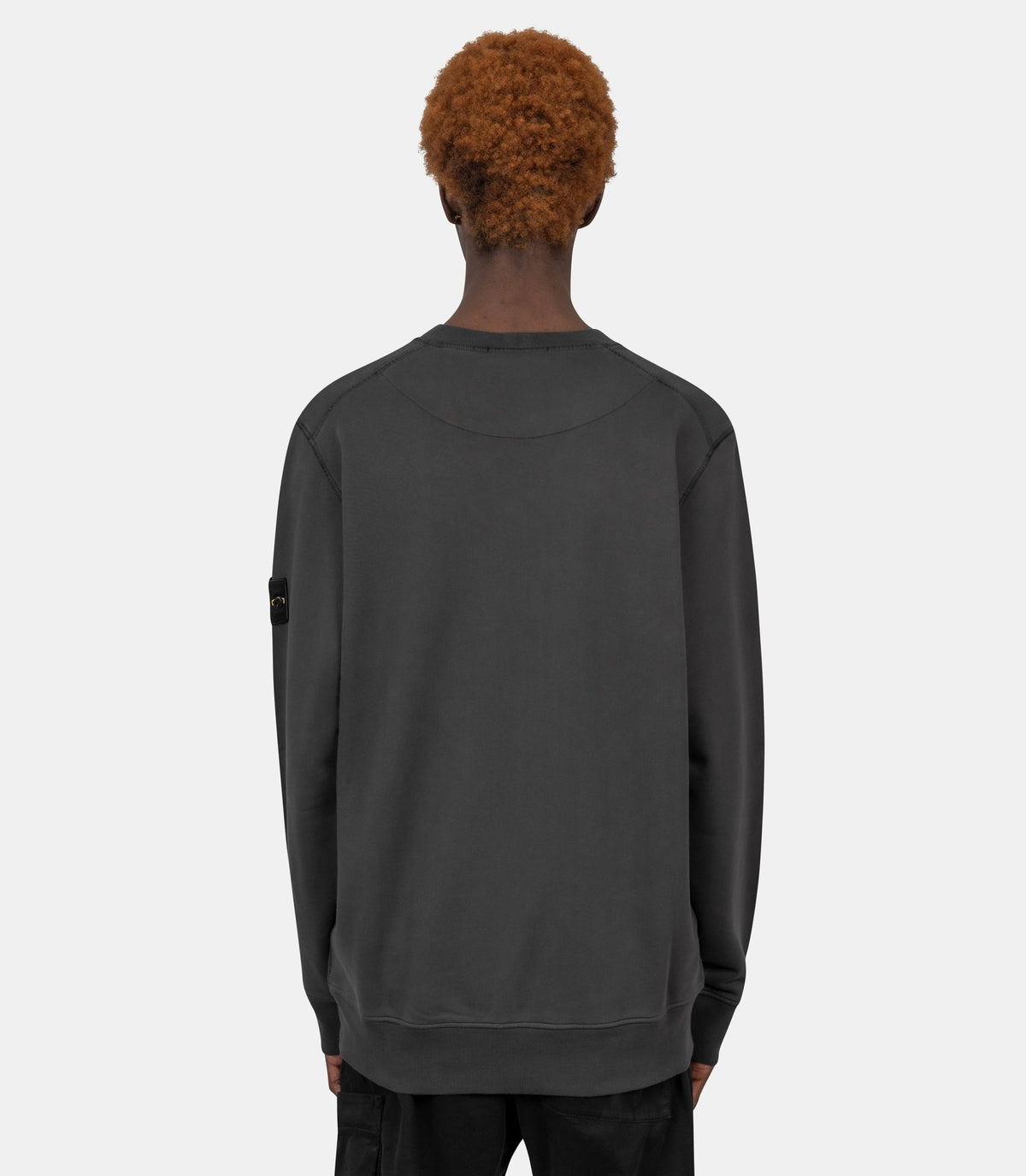 Sweatshirt organic cotton fleece-L2S156100060S0051-V0062-S-Stone island