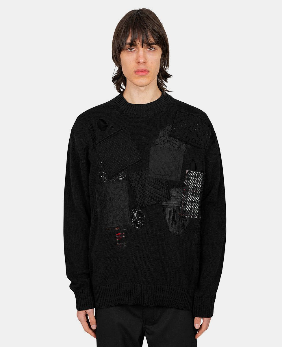 Sweatshirt patchwork - WO - N006 - 051 - S - Junya watanabe