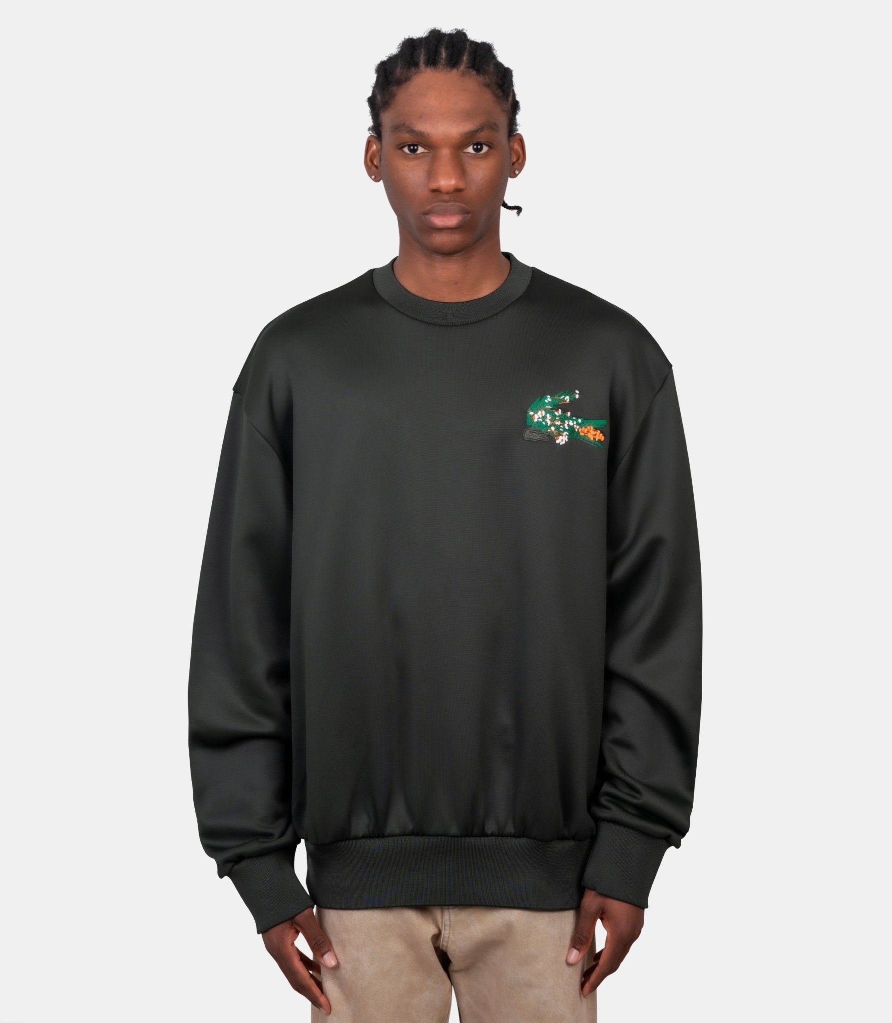Sweatshirt satiné crocodile floral - SH2514-OP-S23-S - Lacoste