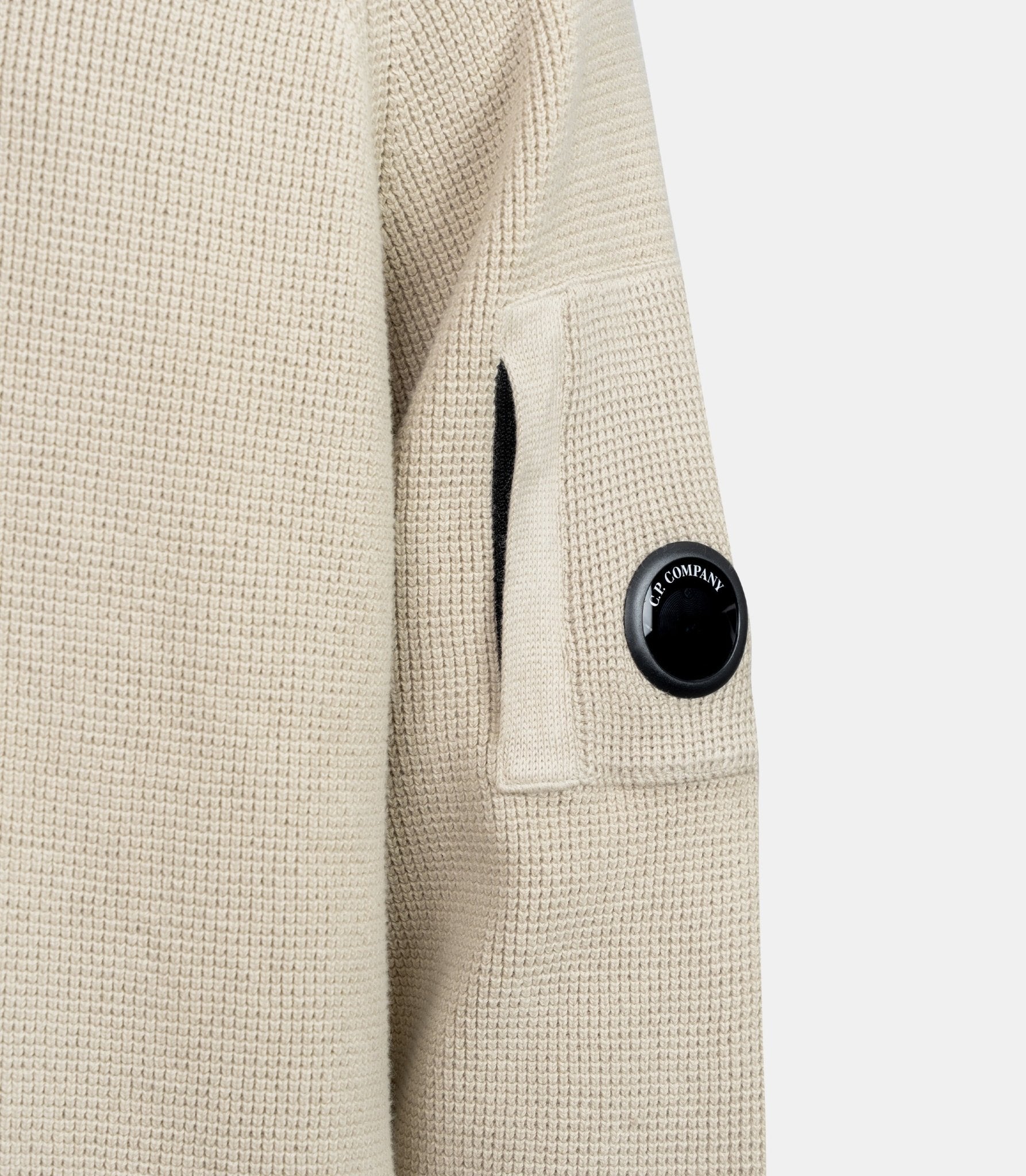 Sweatshirt waffle knit lens-21CMKN057A-110754A-120-S-C.p. company
