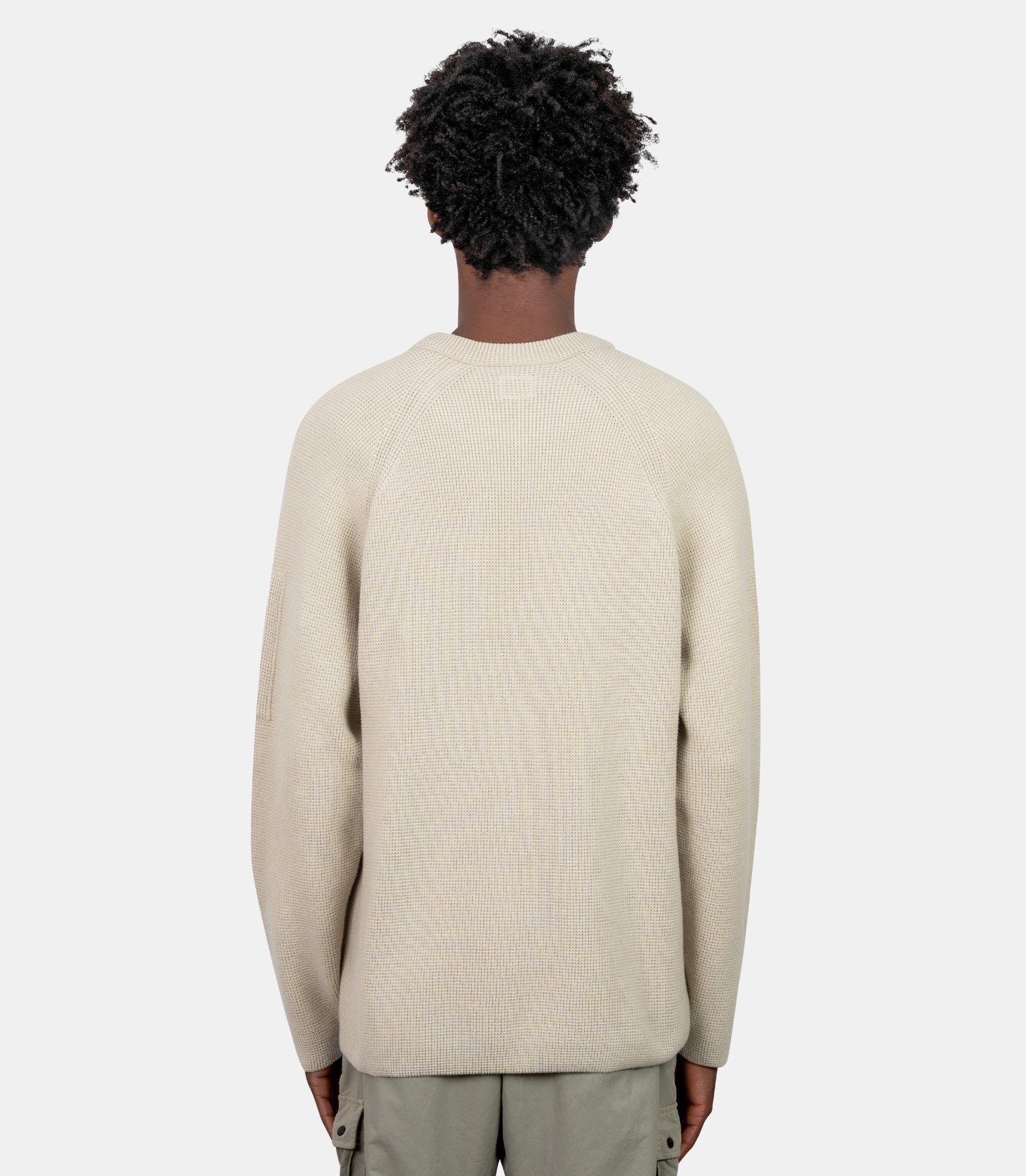 Sweatshirt waffle knit lens-21CMKN057A-110754A-120-S-C.p. company