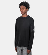 Sweatshirt waffle knit lens-21CMKN057A-110754A-999-S-C.p. company