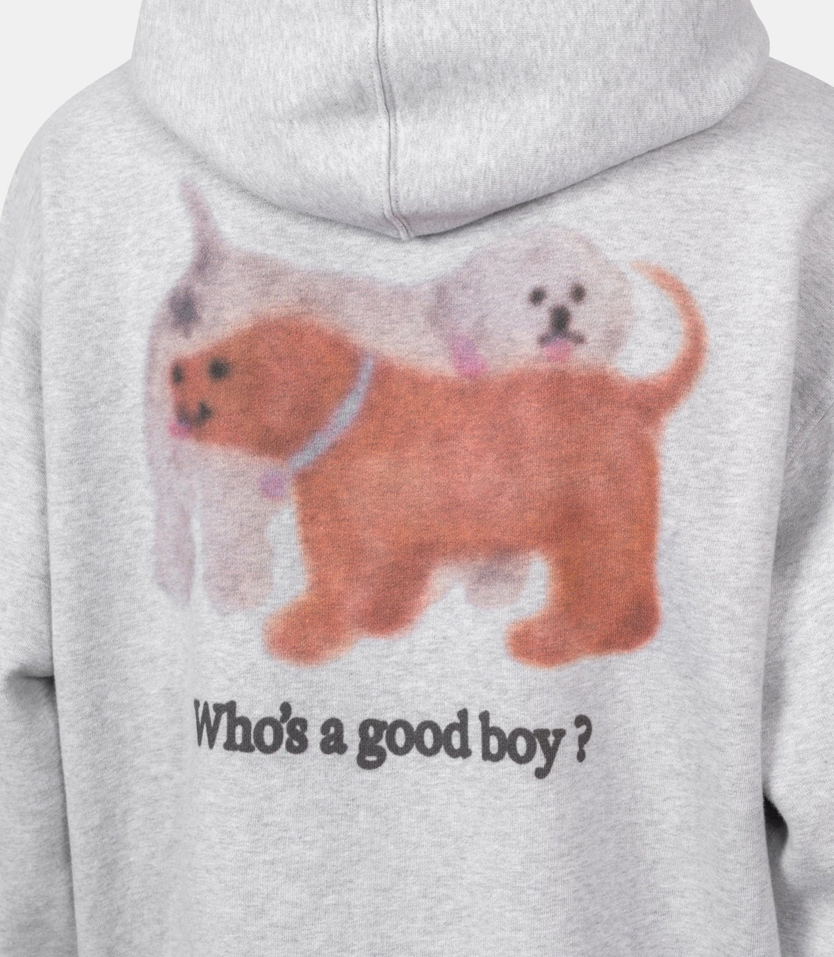 Sweatshirt who's a good boy?-AW26ZHC0101-melangegrey-M-Carne bollente