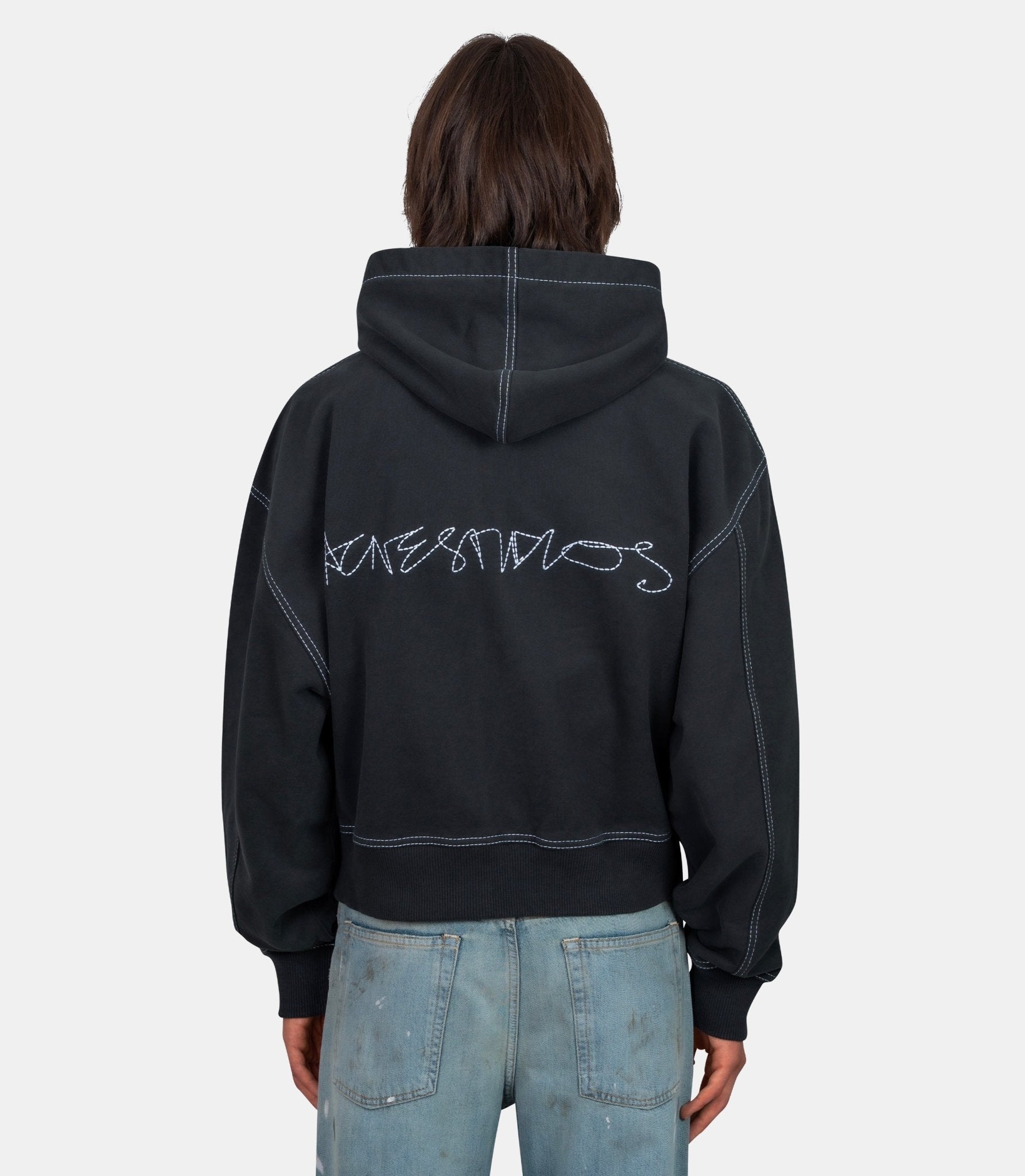 Sweatshirt zippé - CI0208 - BM0 - XS - Acne studios