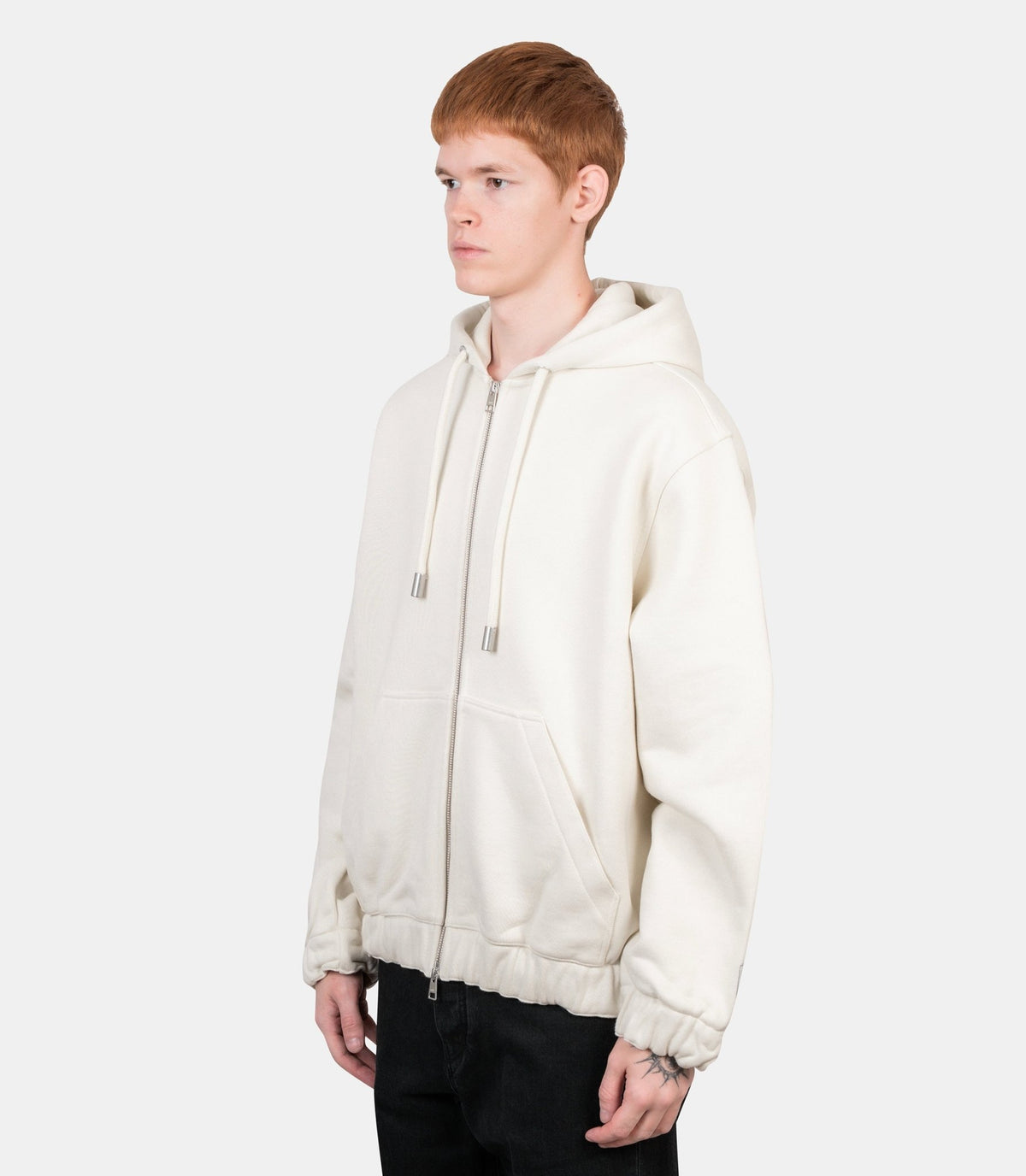 Sweatshirt zippé héritage-USW793.JE0238.185-XS-Ami paris