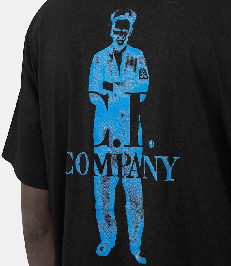 T-shirt 30/1 avec logo en jersey - 18CMTS141A - 005100W - 999 - S - C.p. company