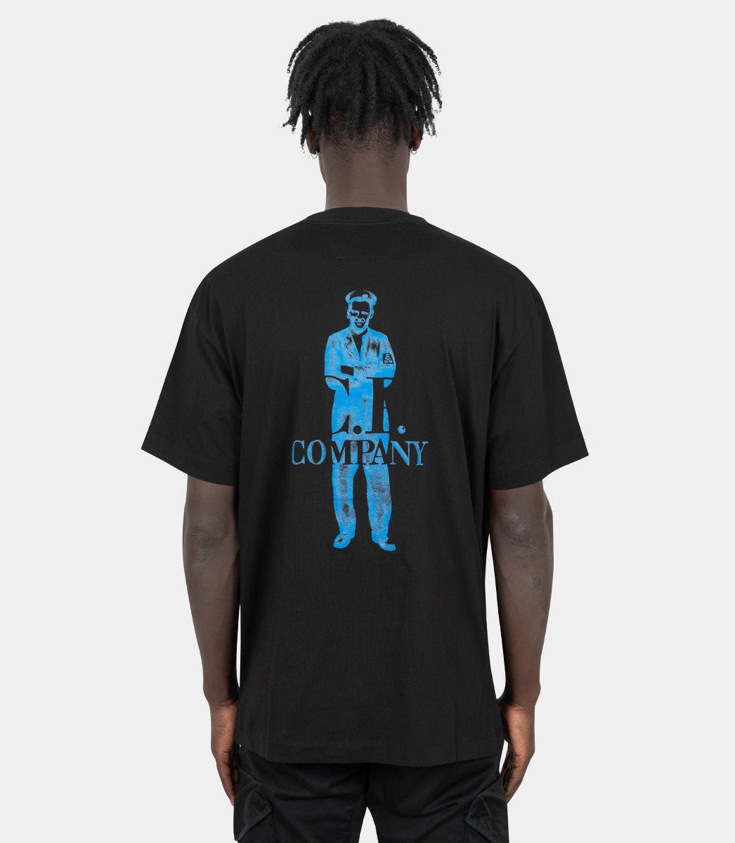 T-shirt 30/1 avec logo en jersey - 18CMTS141A - 005100W - 999 - S - C.p. company