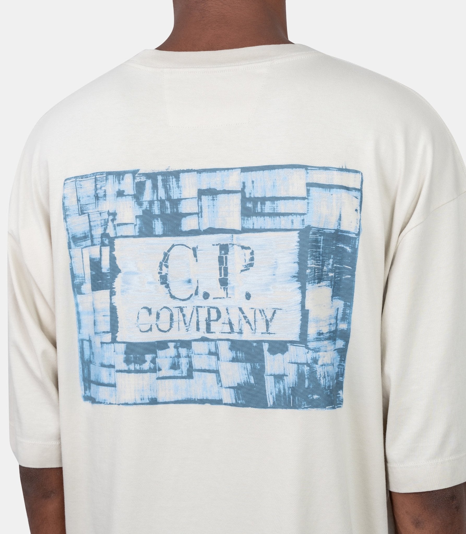 T-shirt 30/1 chest-back logo-21CMTS180A-110579W-120-S-C.p. company