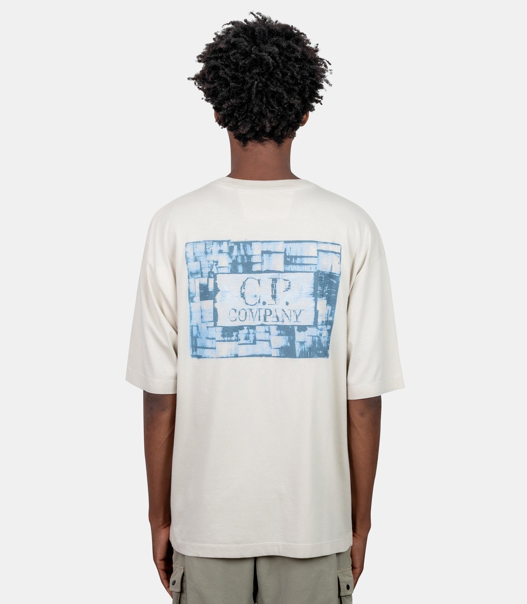 T-shirt 30/1 chest-back logo-21CMTS180A-110579W-120-S-C.p. company