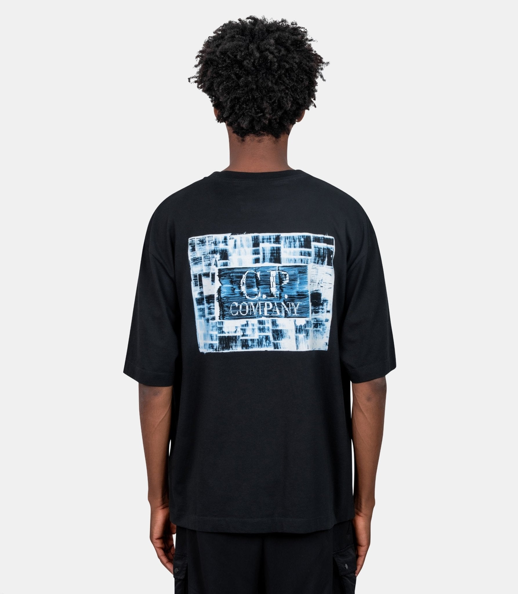 T-shirt 30/1 chest-back logo-21CMTS180A-110579W-999-S-C.p. company