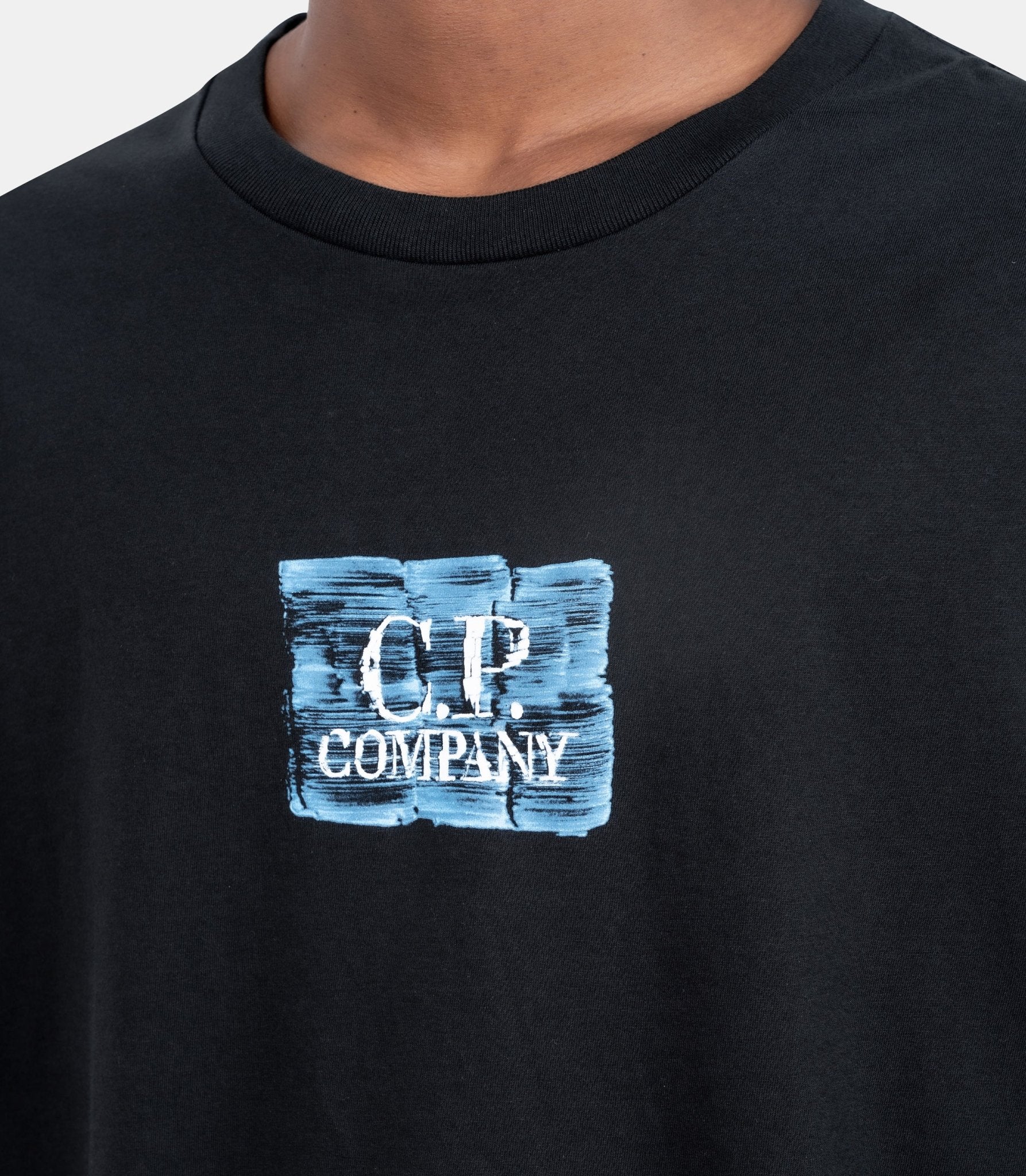 T-shirt 30/1 chest-back logo-21CMTS180A-110579W-999-S-C.p. company