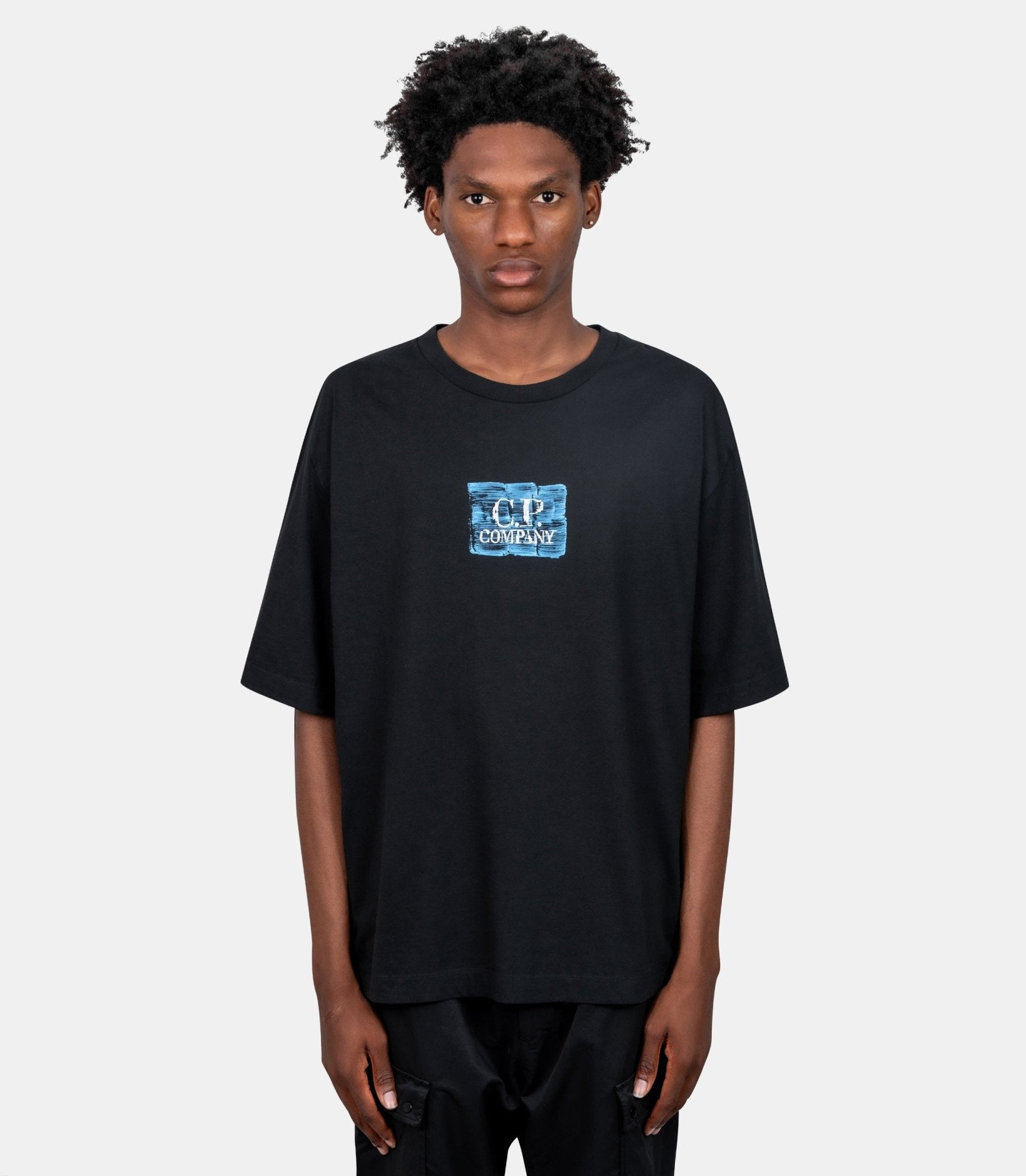 T-shirt 30/1 chest-back logo-21CMTS180A-110579W-999-S-C.p. company