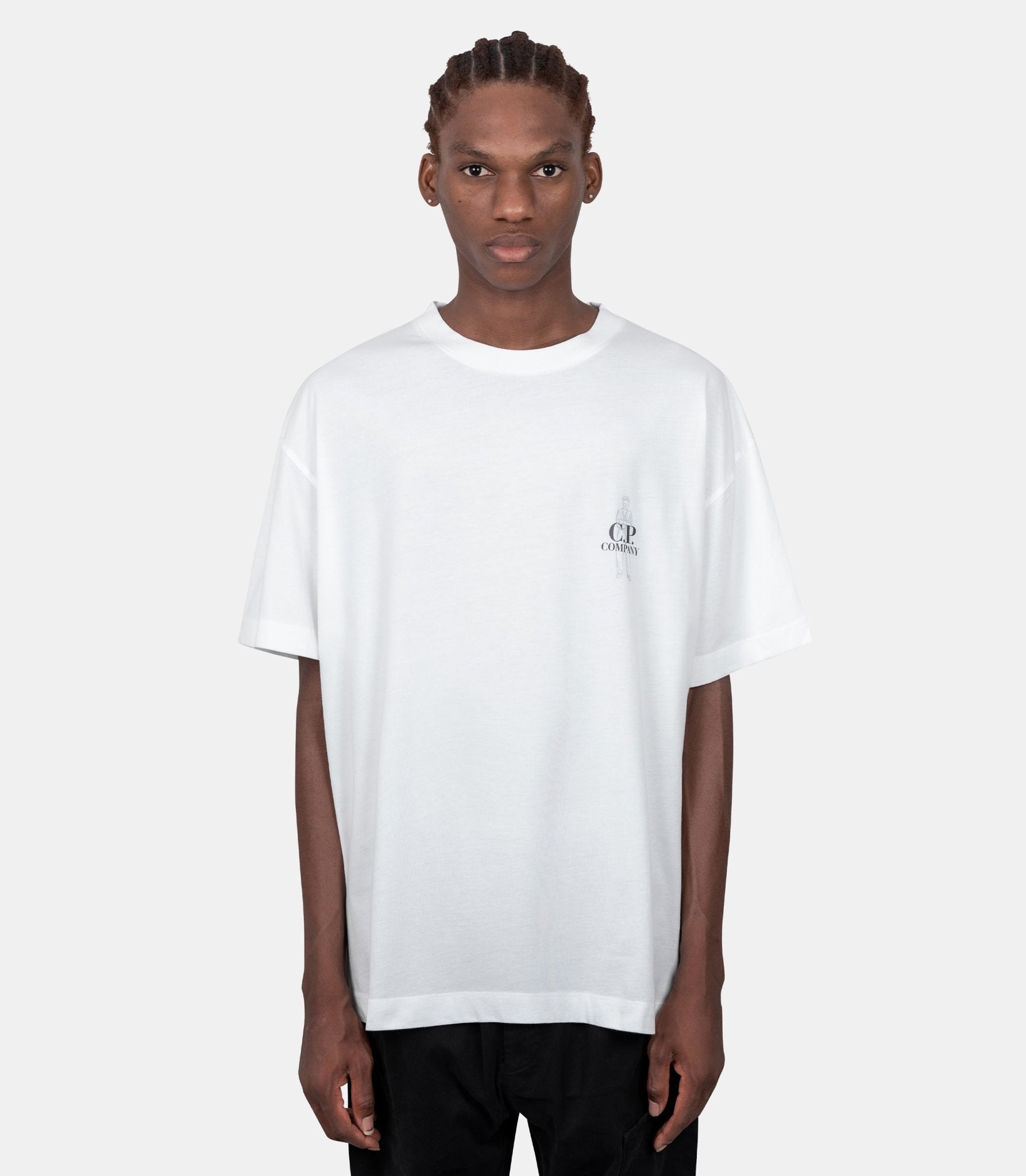 T-shirt 30/1 logo-21CMTS166A-005100W-103-S-C.p. company