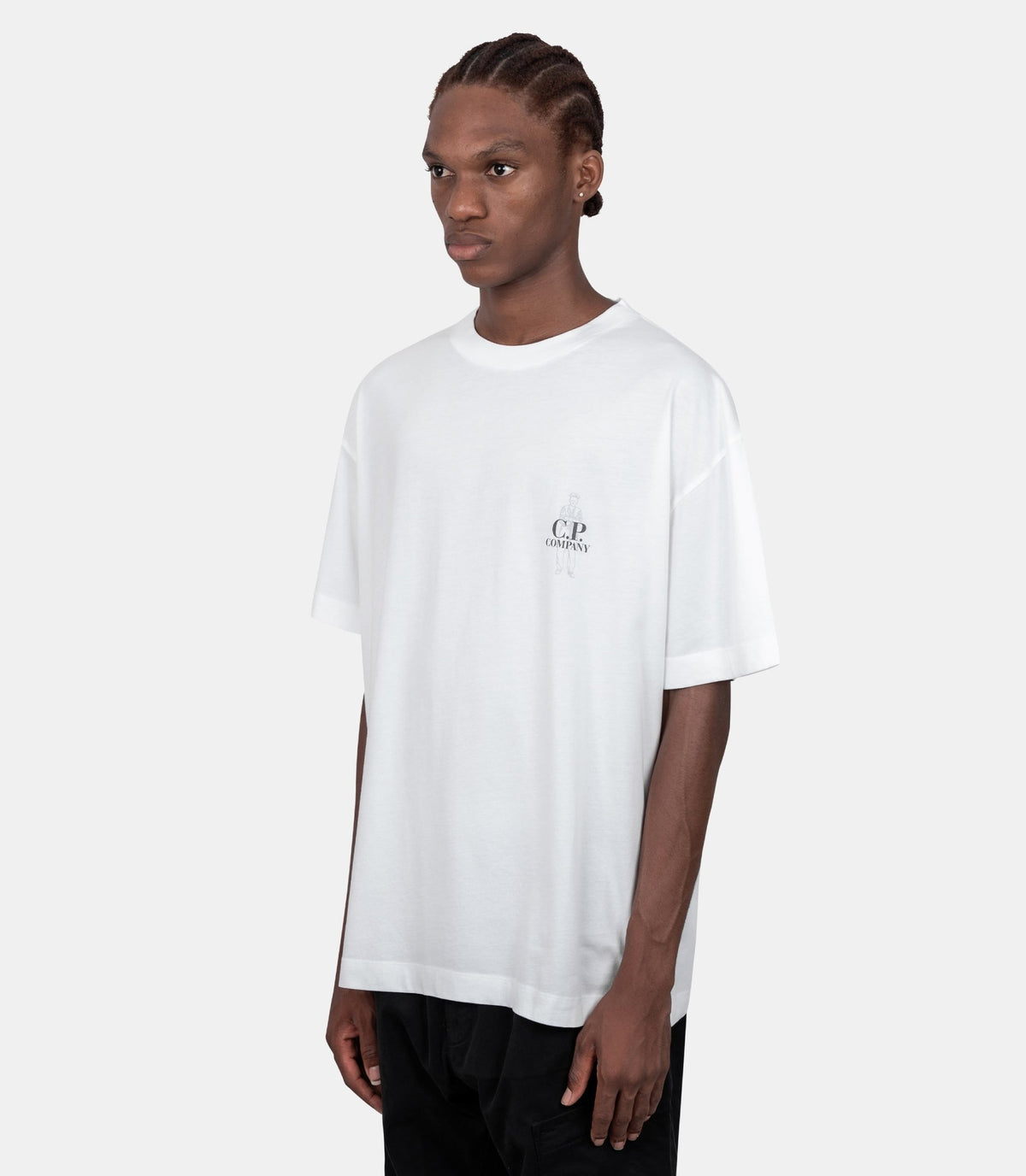 T-shirt 30/1 logo-21CMTS166A-005100W-103-S-C.p. company