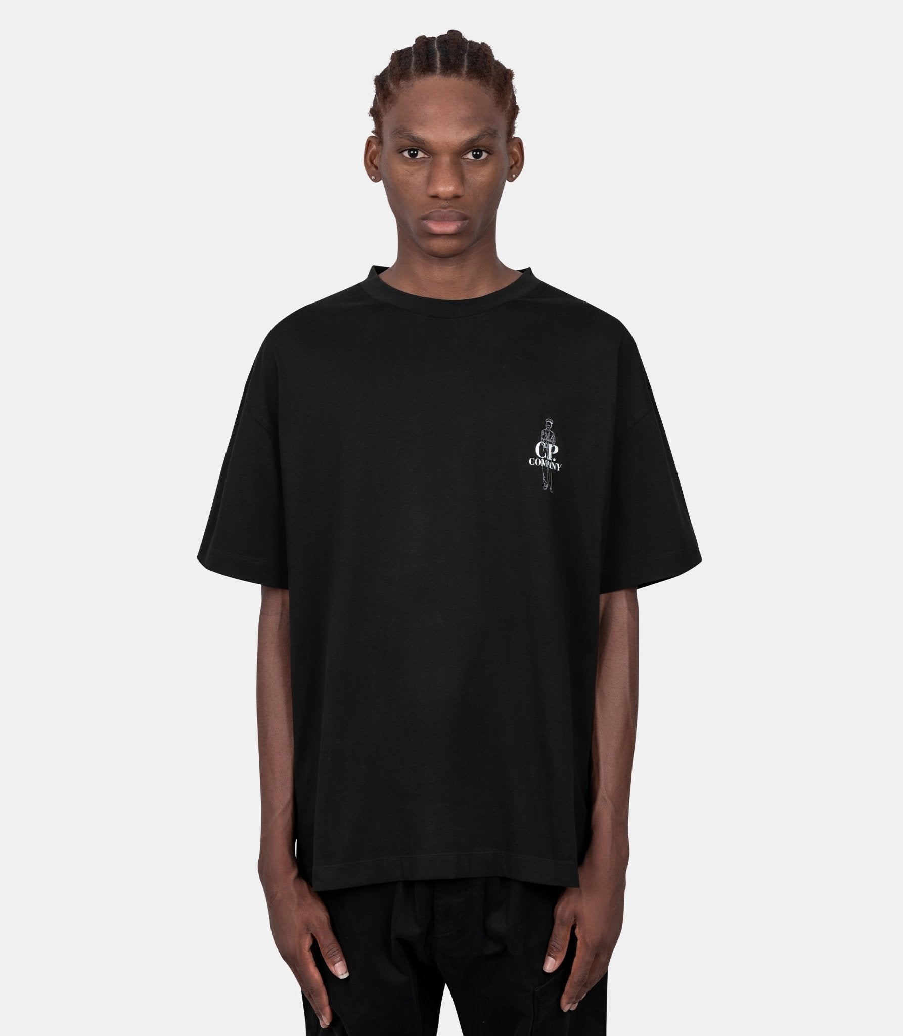 T-shirt 30/1 logo-21CMTS166A-005100W-999-S-C.p. company