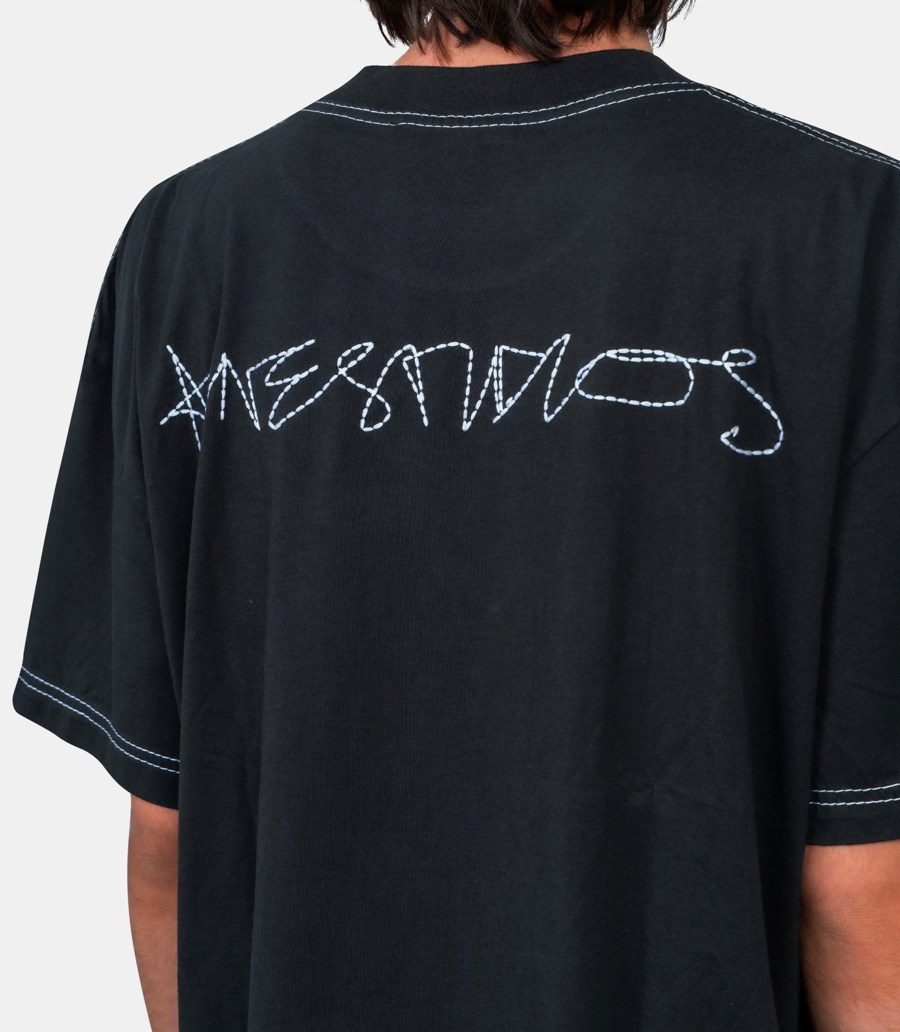 T-shirt à col rond - CL0388 - BM0 - XS - Acne studios