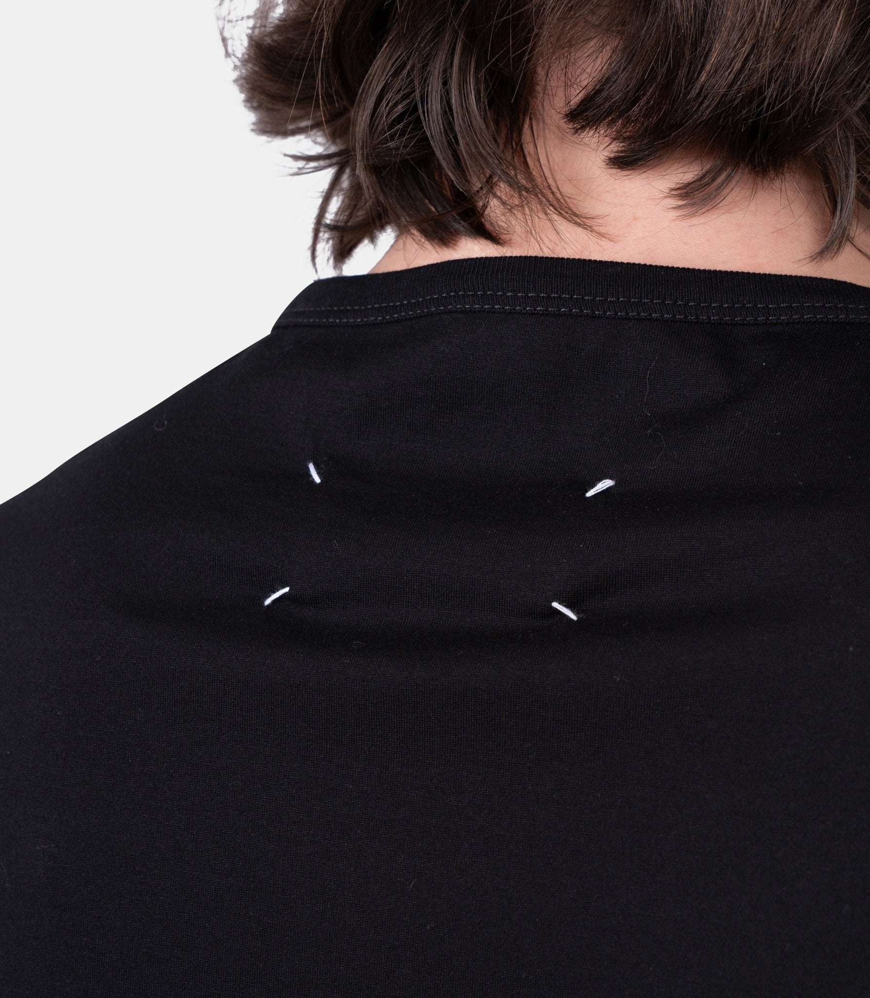 T-shirt à logo déformé - S30GC0701-S22816-900-48 - Maison margiela