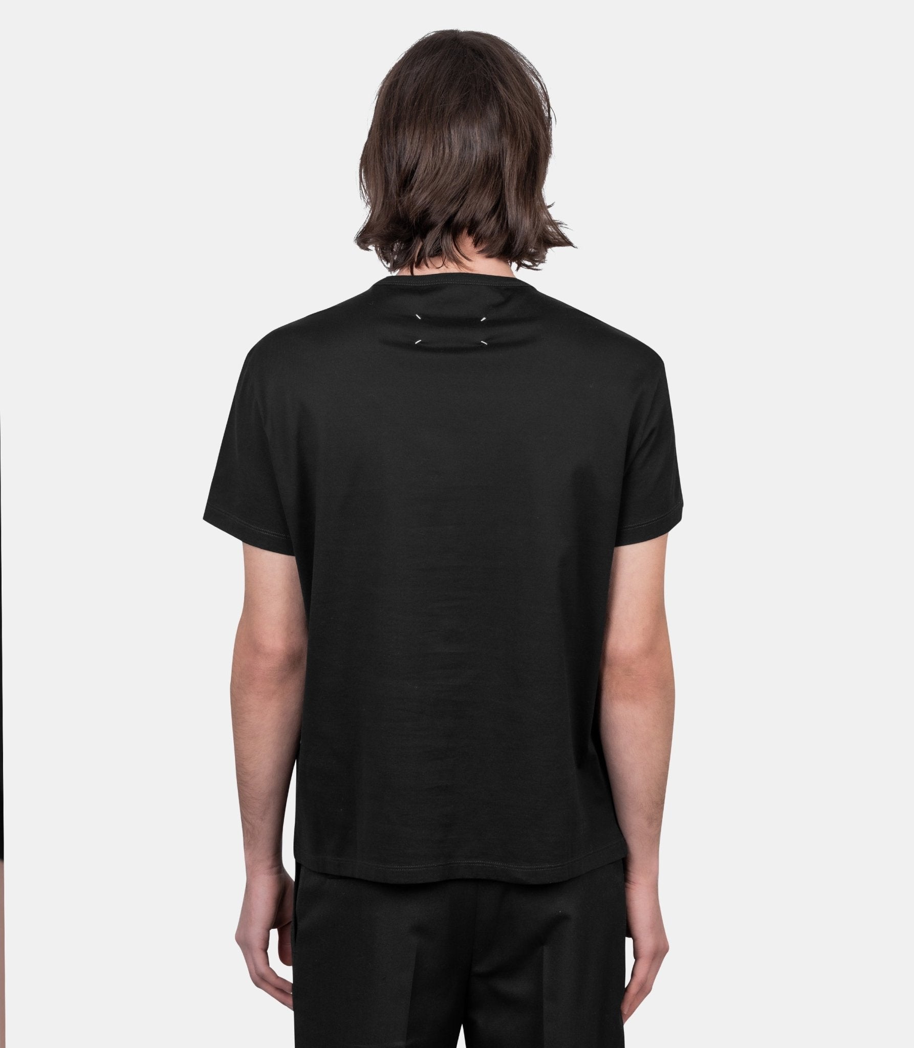 T-shirt à logo déformé - S30GC0701-S22816-900-48 - Maison margiela