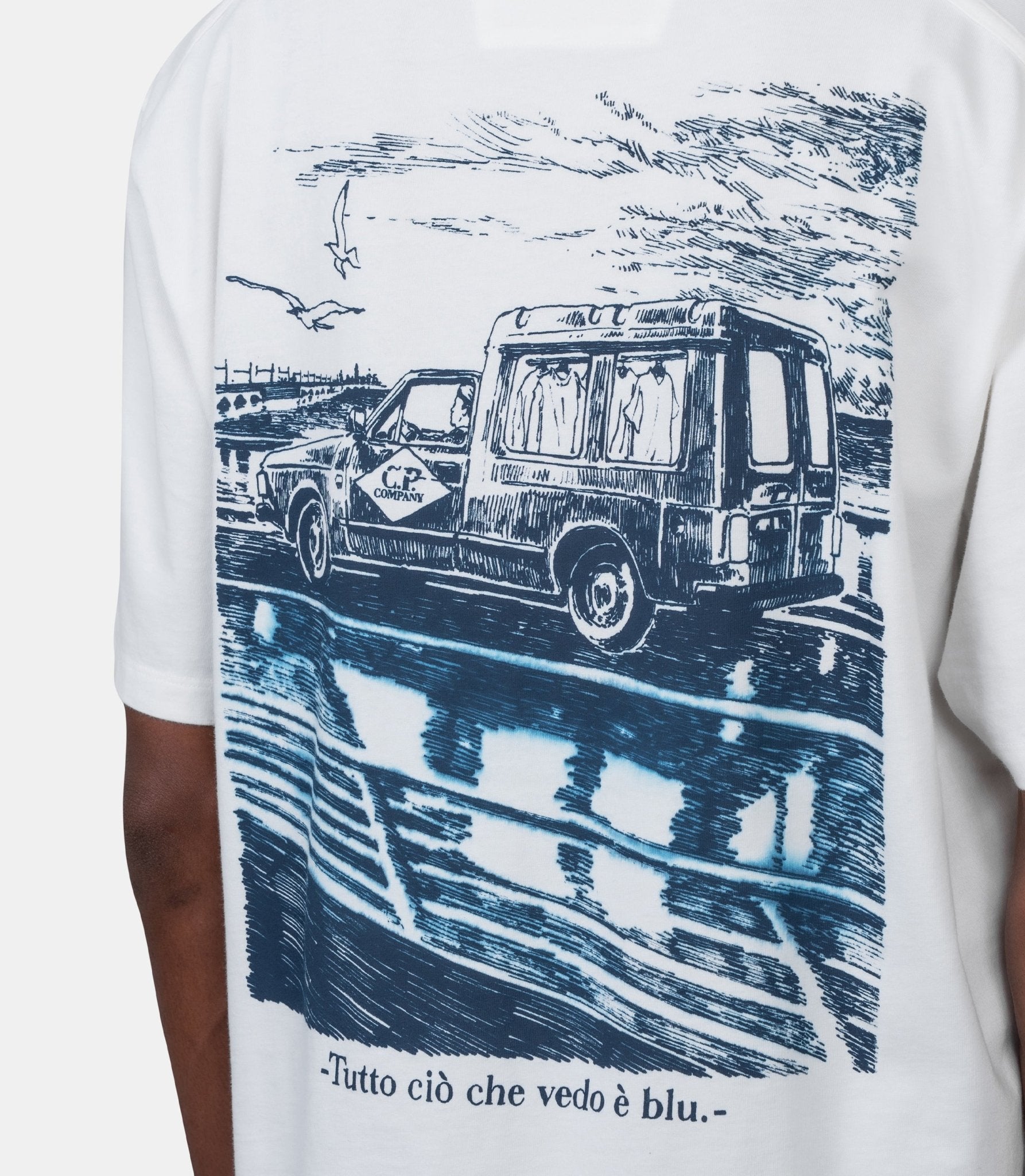 T-shirt à manches courtes jersey - 20CMTS267A-110656W-103-S - C.p. company