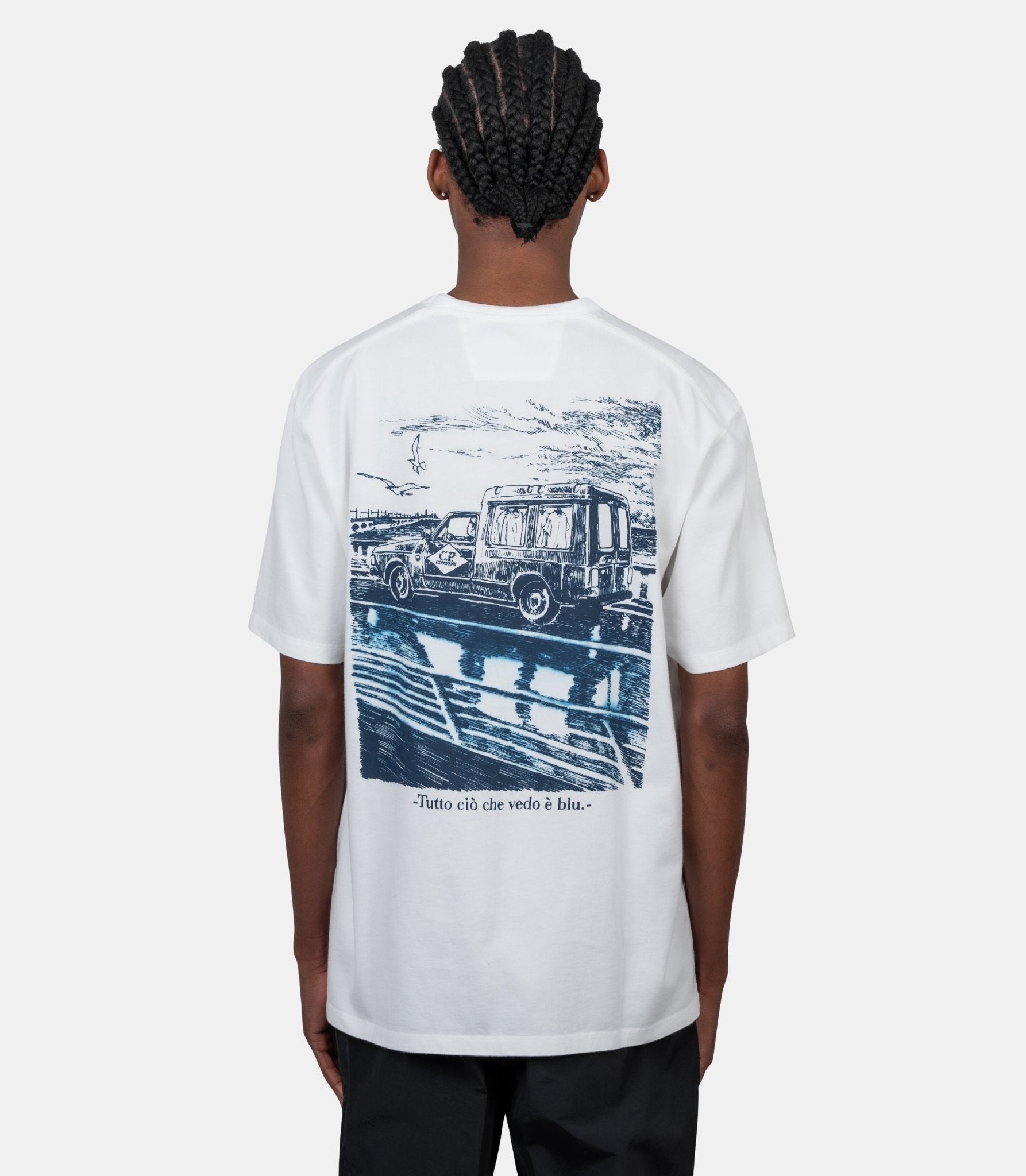 T-shirt à manches courtes jersey - 20CMTS267A-110656W-103-S - C.p. company