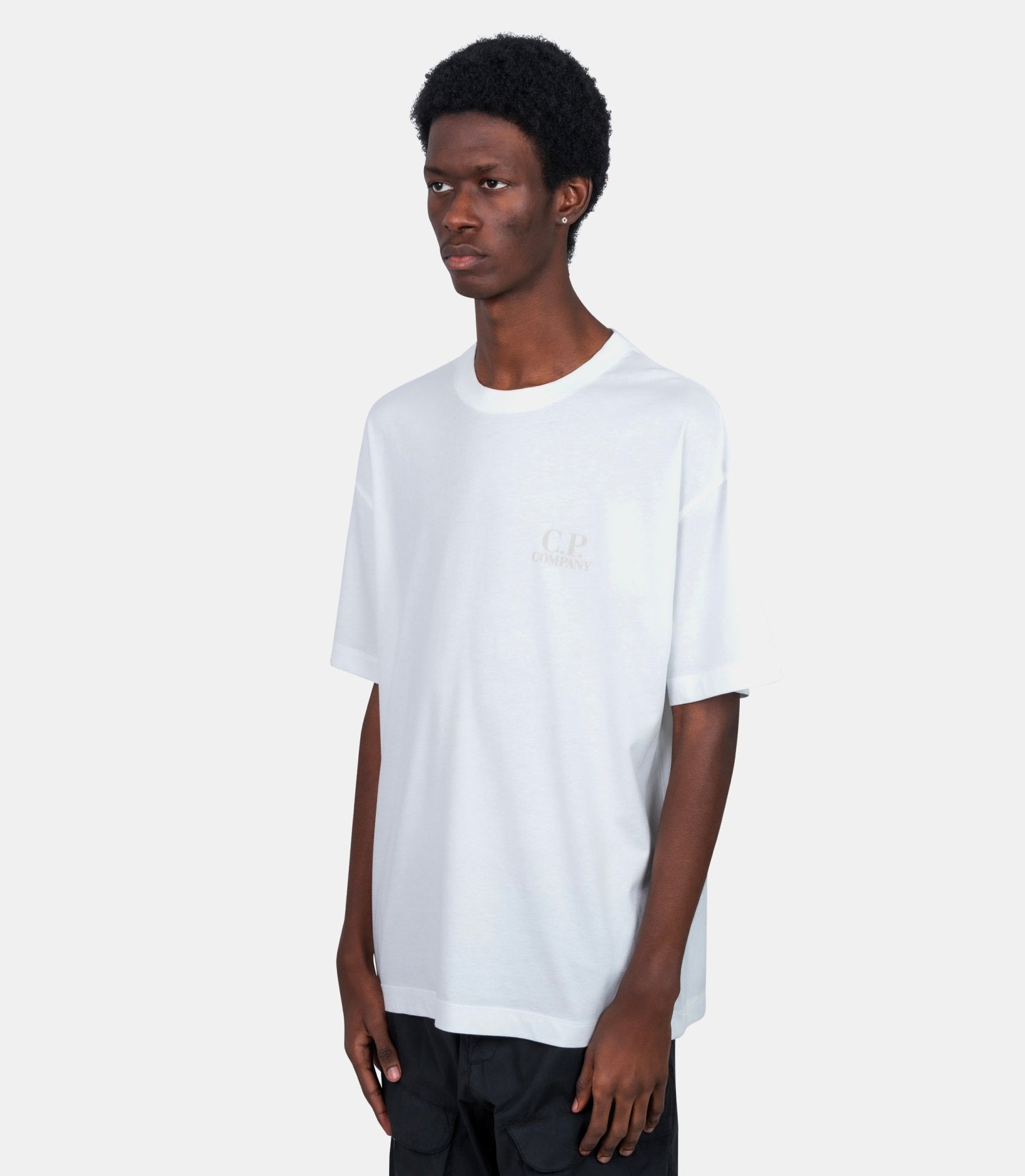 T-shirt à manches courtes logo - 20CMTS086A-005100W-103-S - C.p. company