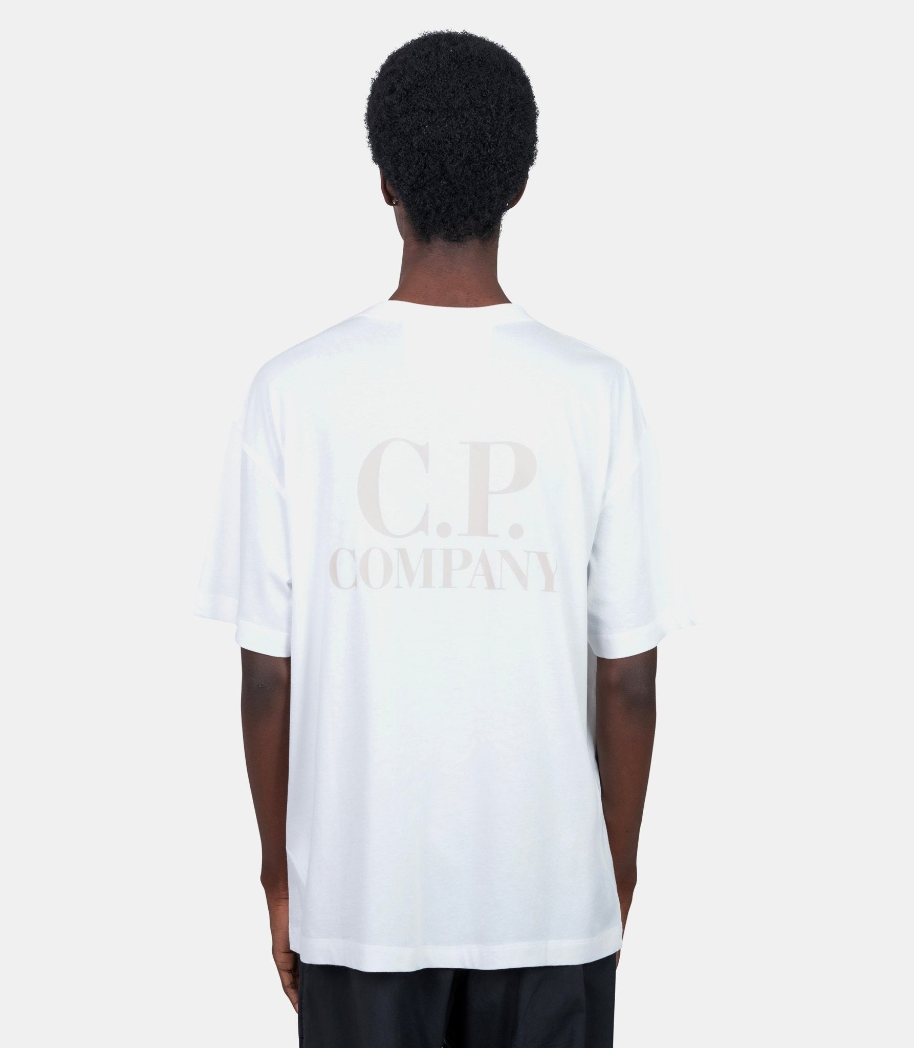 T-shirt à manches courtes logo - 20CMTS086A-005100W-103-S - C.p. company