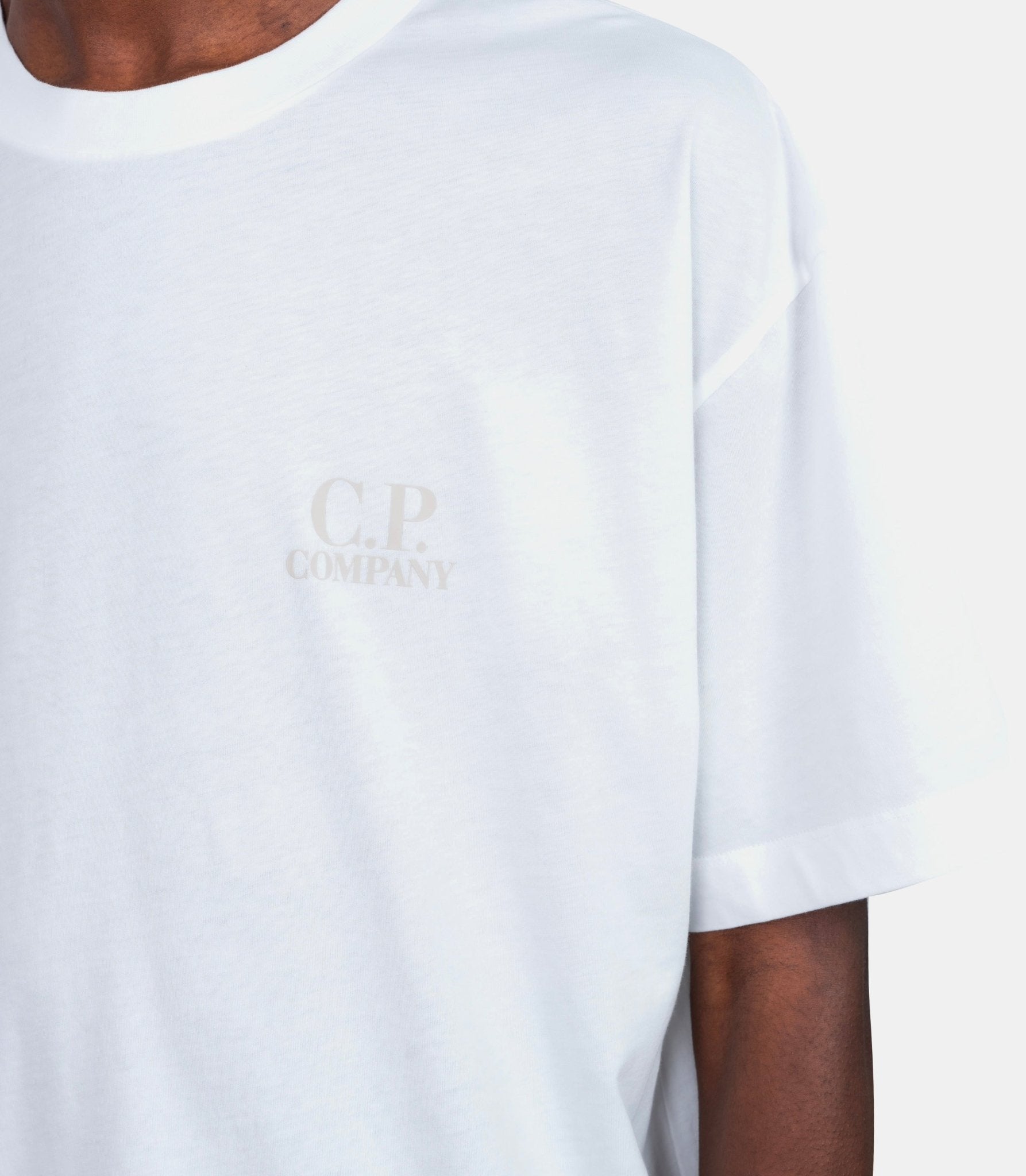 T-shirt à manches courtes logo - 20CMTS086A-005100W-103-S - C.p. company