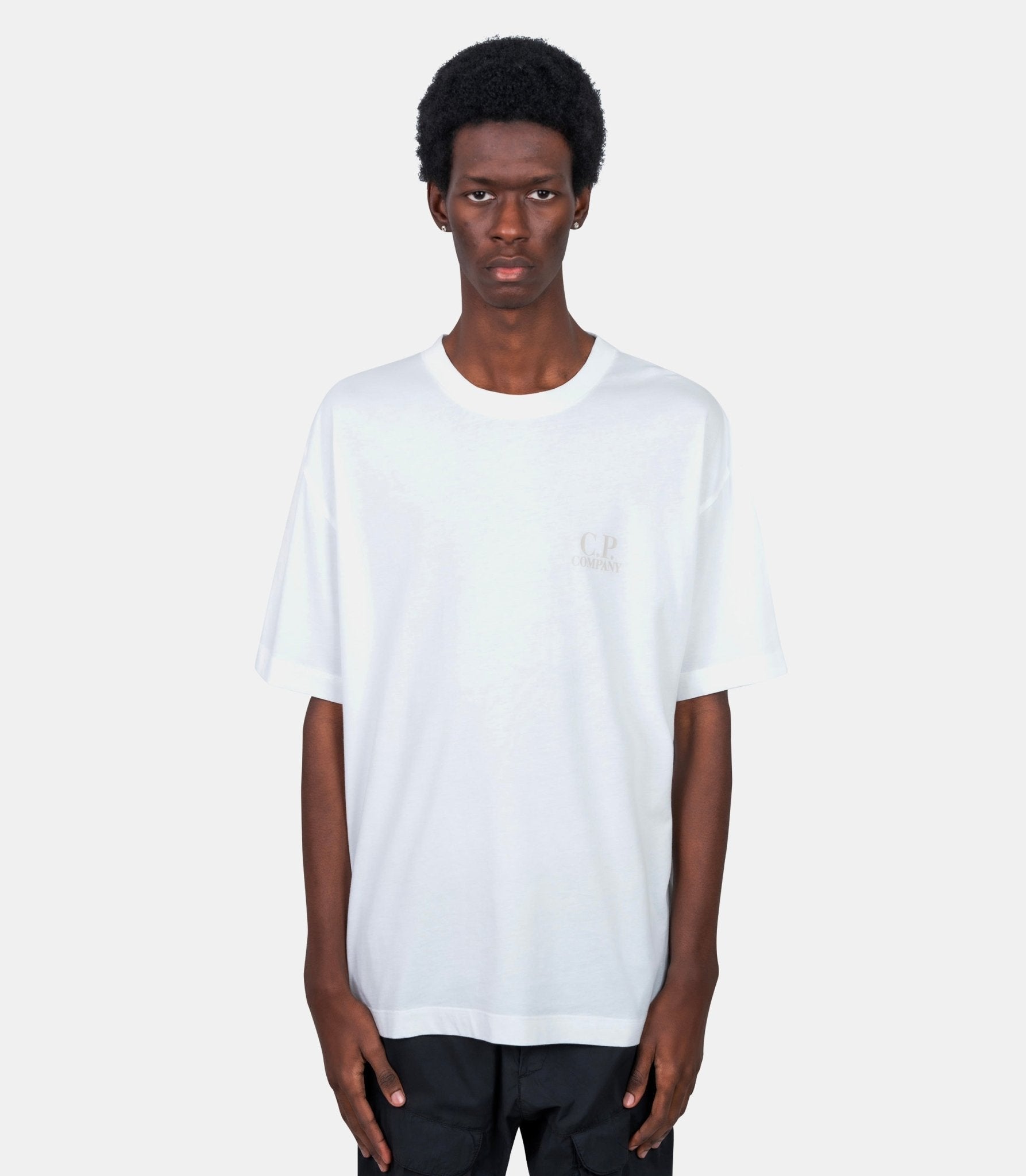 T-shirt à manches courtes logo - 20CMTS086A-005100W-103-S - C.p. company
