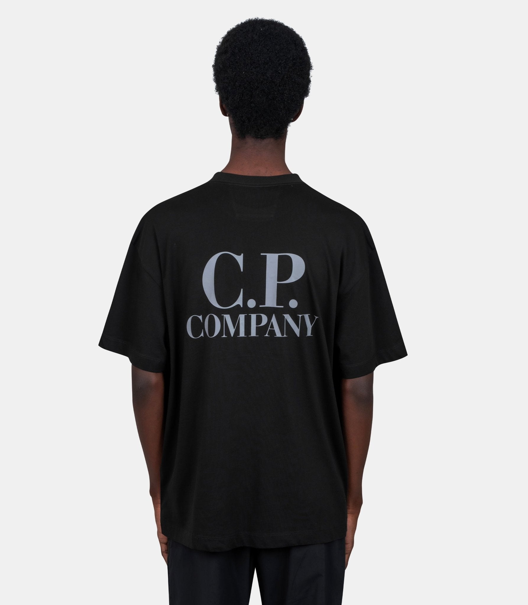 T-shirt à manches courtes logo - 20CMTS086A-005100W-999-S - C.p. company