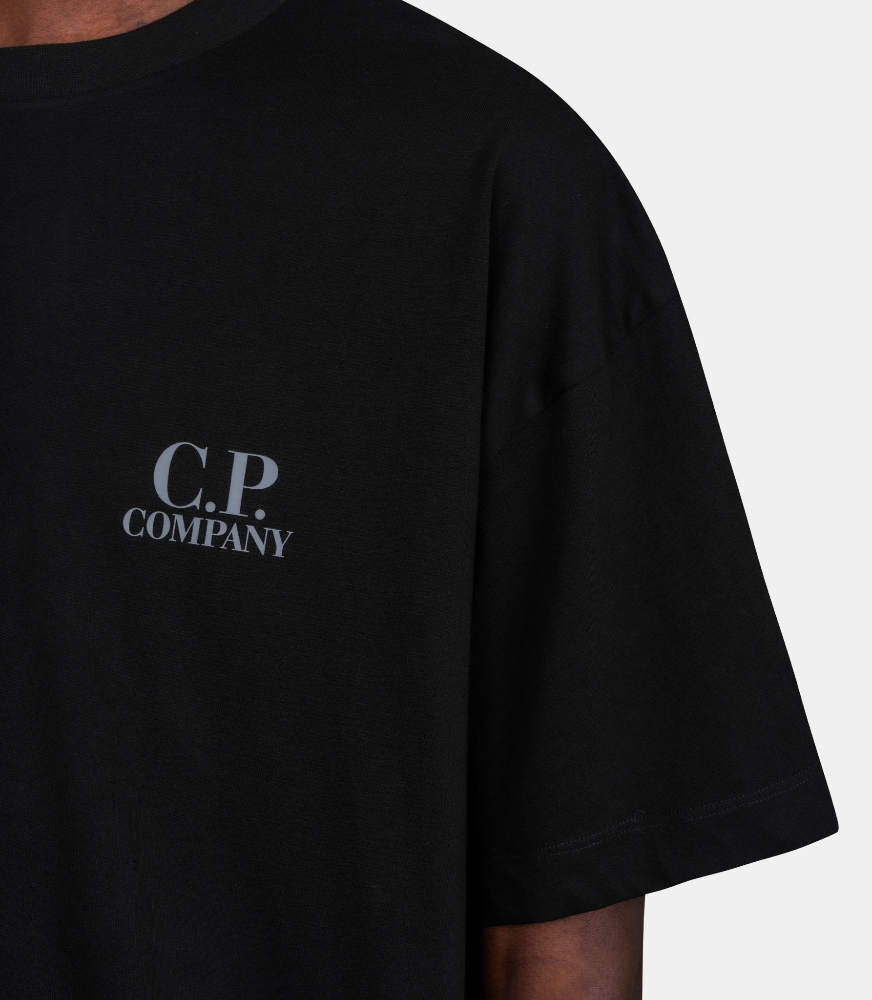 T-shirt à manches courtes logo - 20CMTS086A-005100W-999-S - C.p. company