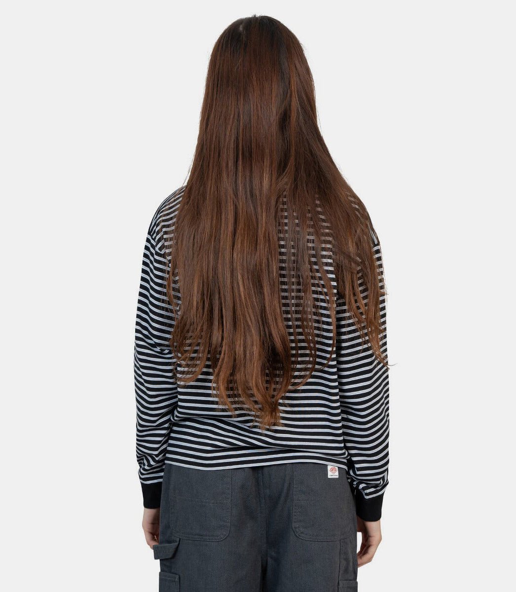 T-shirt à manches longues noir à rayuresDT - C0269 - BLACKxGRAY - FW24 - XSDanton