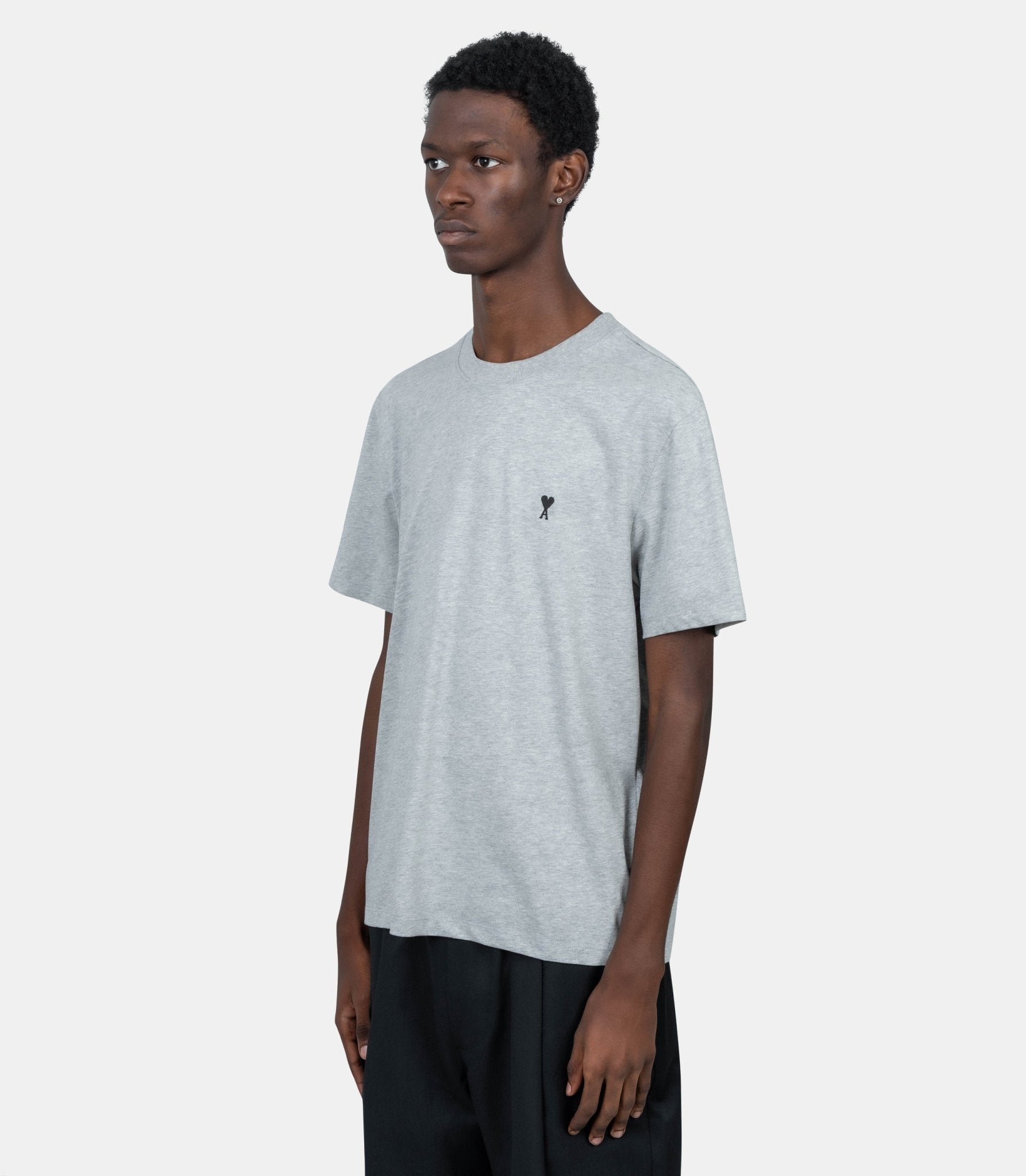 T-shirt ami de coeur contraste - HTS346.724.0951 - S - Ami paris