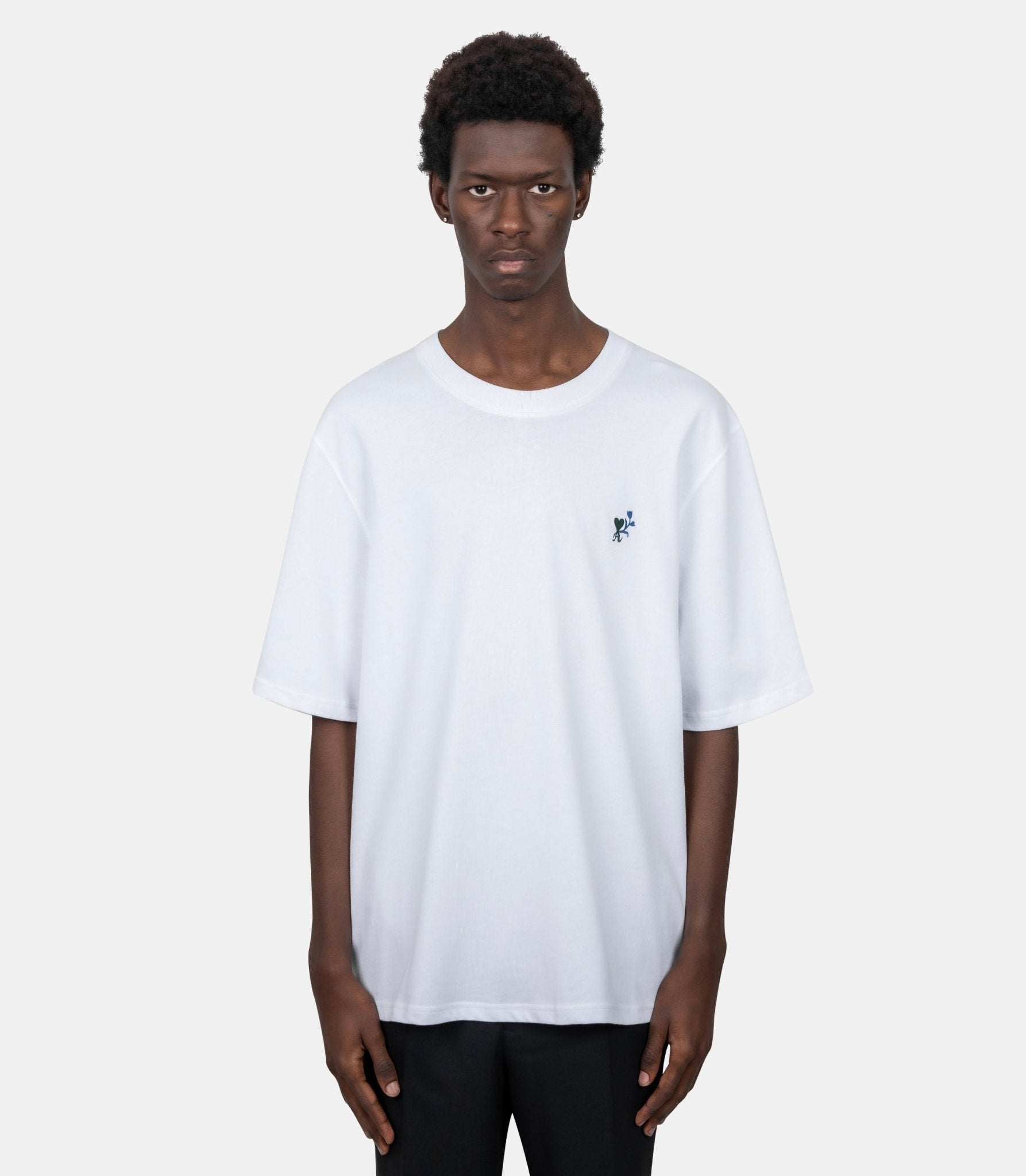 T-shirt ami de cœur tulipe-UTS418.JE0260.100-XS-Ami paris