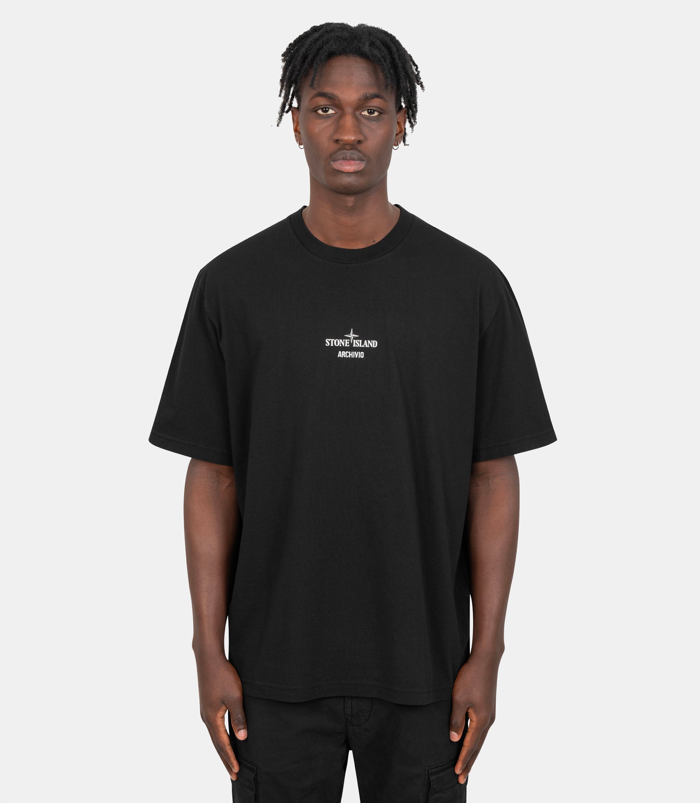 T-shirt archivio "gesso"K1S152100037 - S0091 - V0029 - SStone island