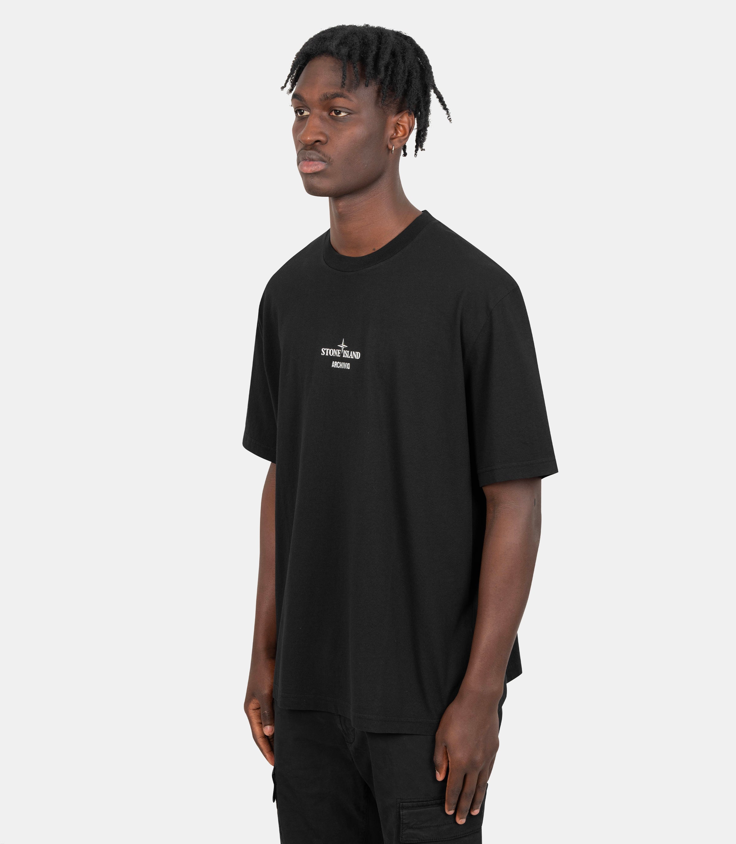 T-shirt archivio "gesso"K1S152100037 - S0091 - V0029 - SStone island