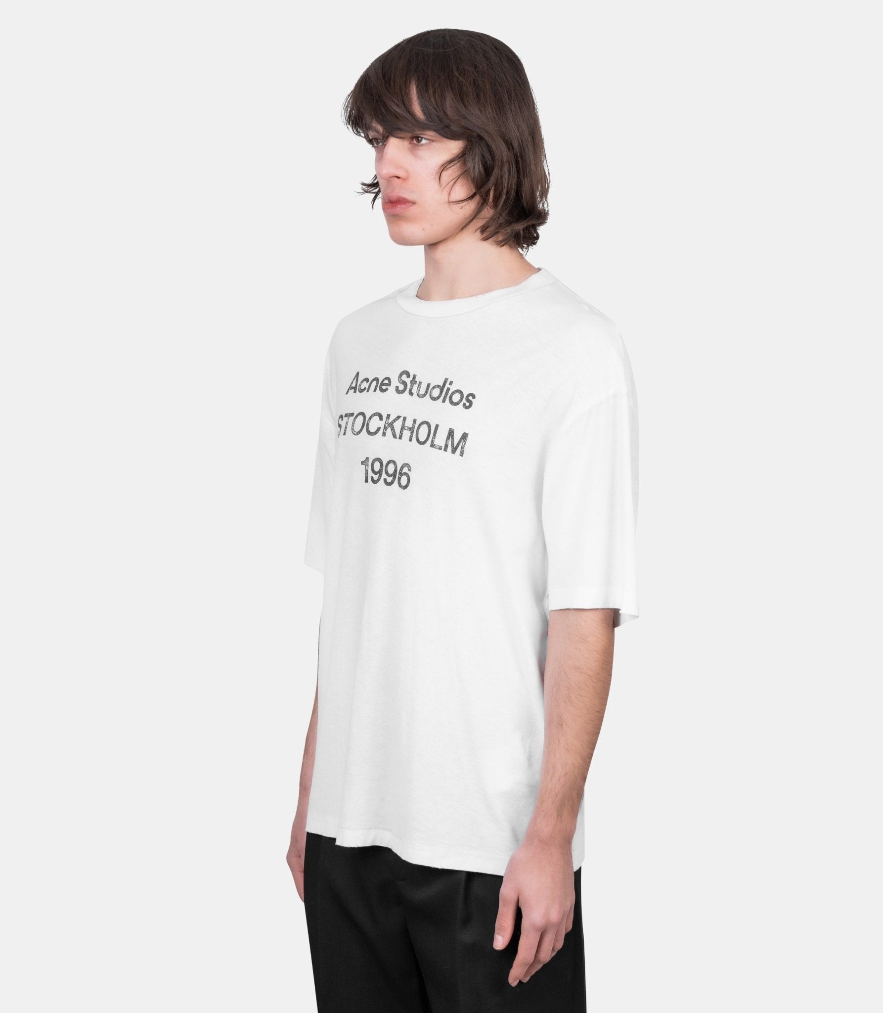 T-shirt avec logo coupe décontractée - CL0196-DC6-S - Acne studios