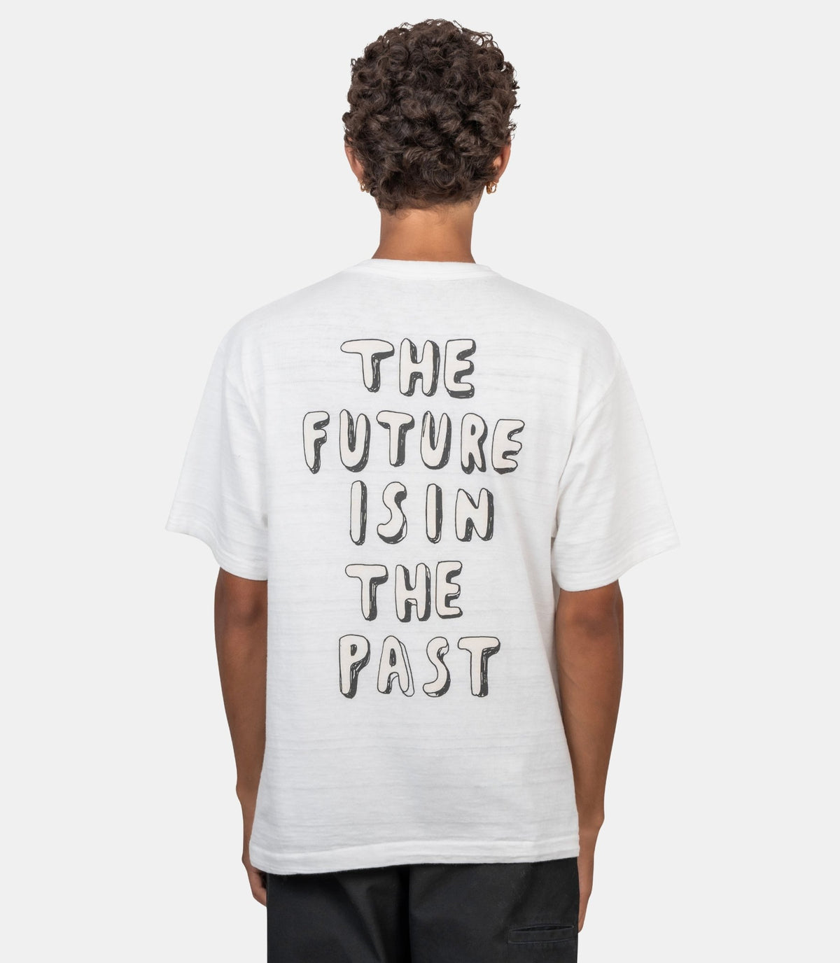 T-shirt avec motif graphique-HM32TE014-WHITE-L-Human made