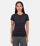 T-shirt baby fit monogram - WTT012ACJER0090-CJER0090-XS - Marine serre