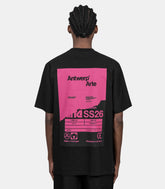 T-shirt back poster - SS26-099T-N-XS - Arte