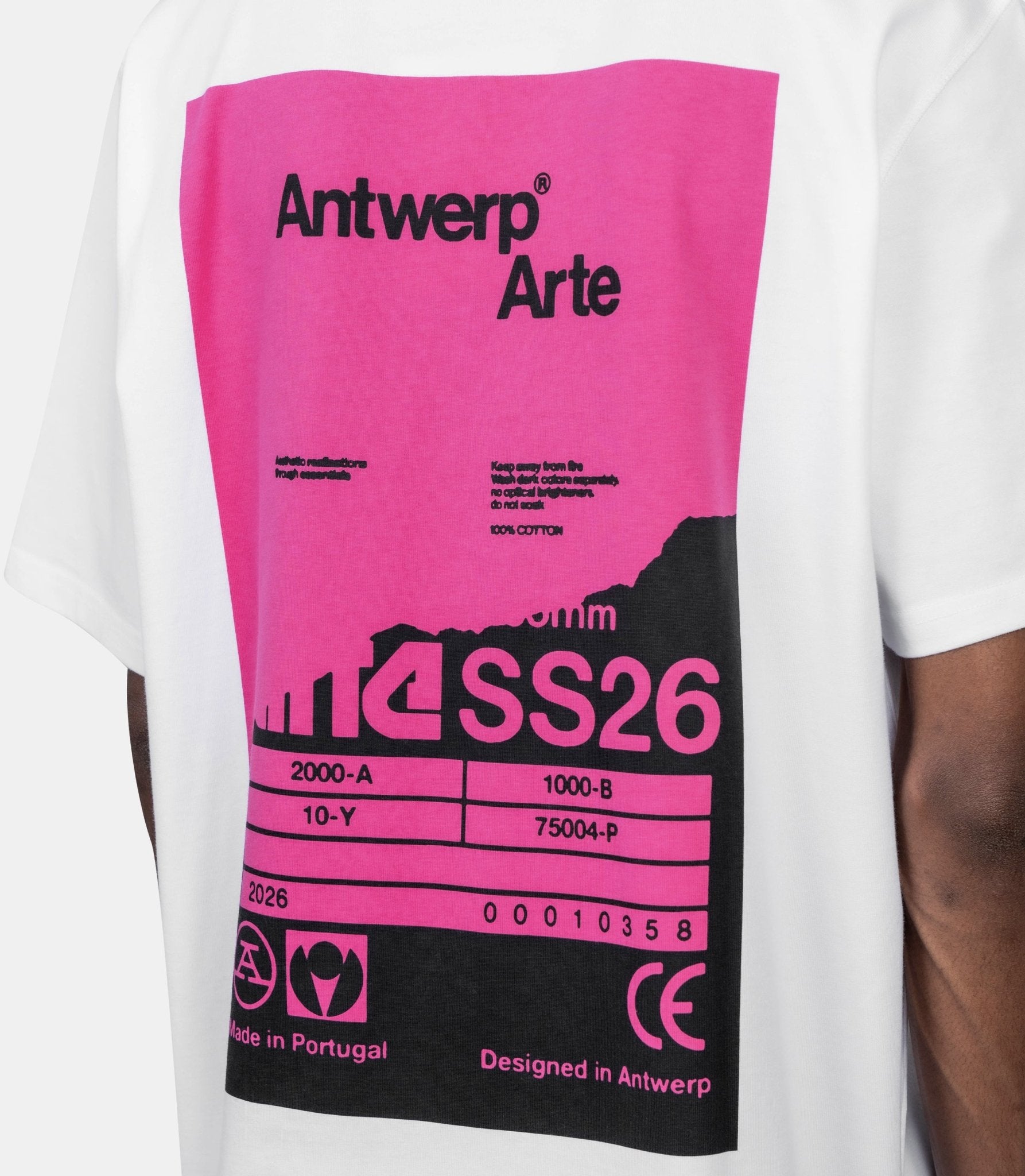 T-shirt back poster - SS26-099T-XS - Arte