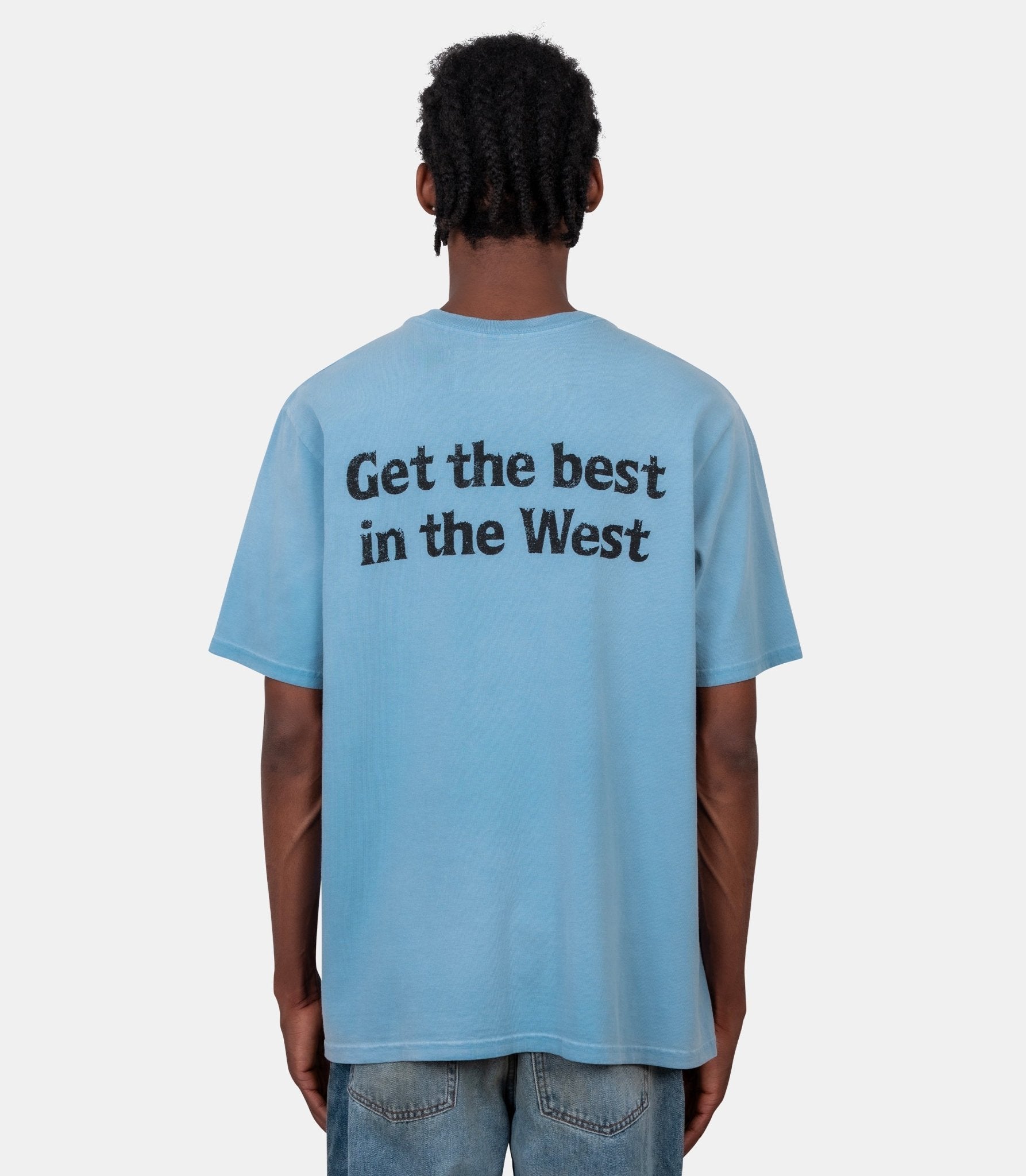 T-shirt best in the west - 01D-04-039-LIGHTBLUE-S - One of these days
