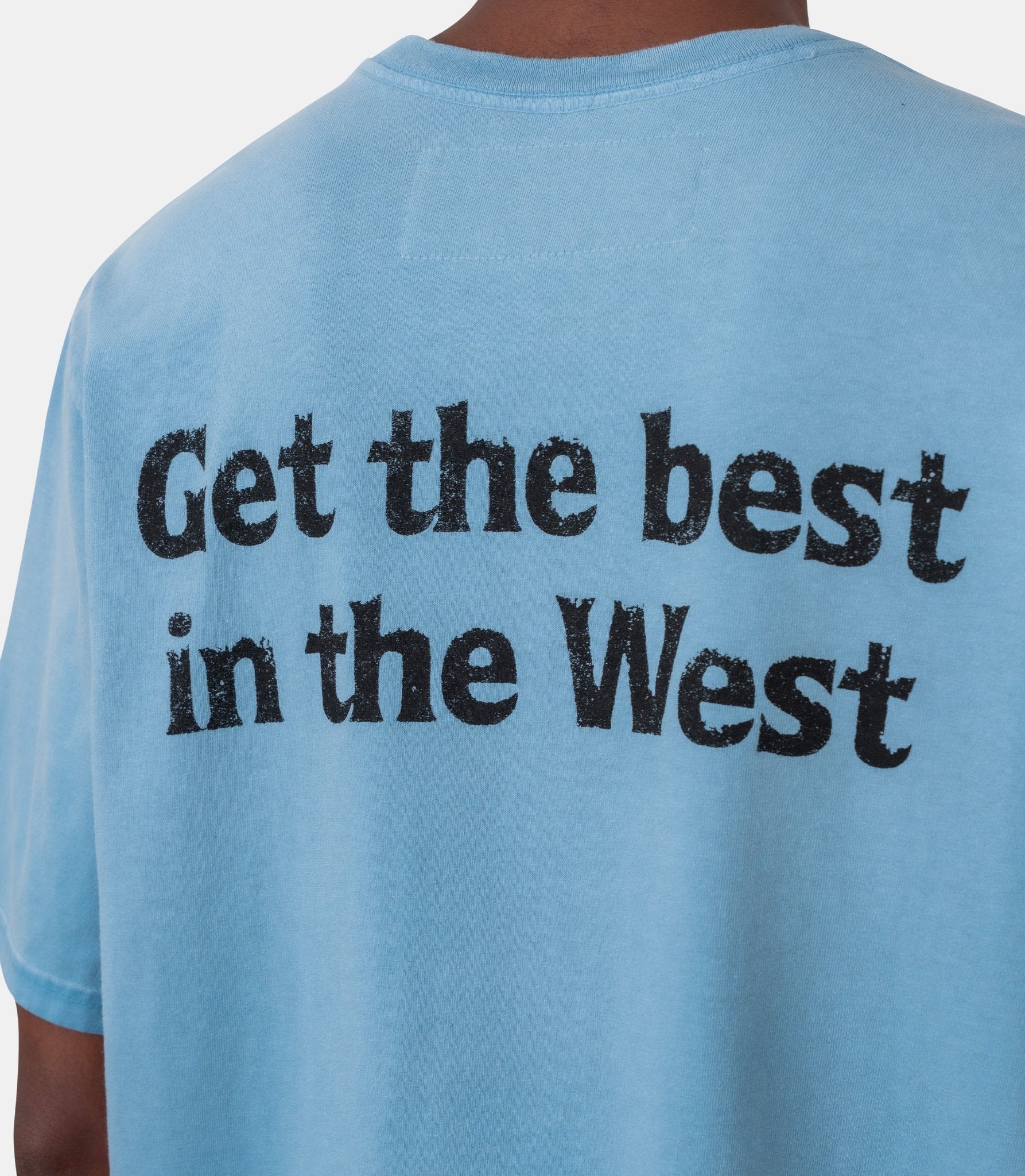 T-shirt best in the west - 01D-04-039-LIGHTBLUE-S - One of these days